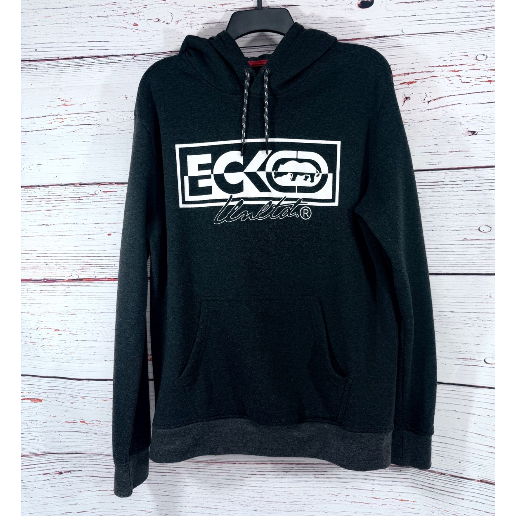 Ecko Unltd. Ecko Unltd Rhino Hoodie Sweatshirt M Black Street Wear Hip H Size US M / EU 48-50 / 2 - 1 Thumbnail