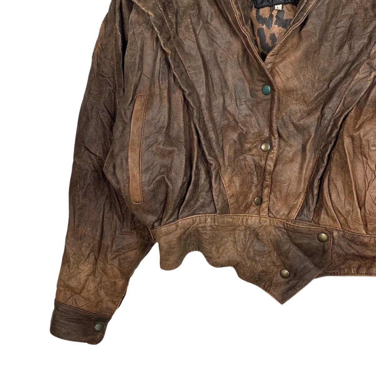 Japanese Brand Japanese Brand Leather Jacket Size L / US 10 / IT 46 - 3 Thumbnail