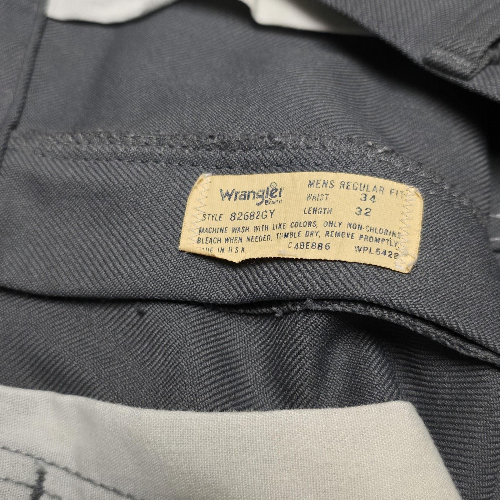 Vintage × Wrangler Vintage Wrangler Pants 34x32 Regular Fit Rockabilly Retro Size US 34 / EU 50 - 3 Thumbnail
