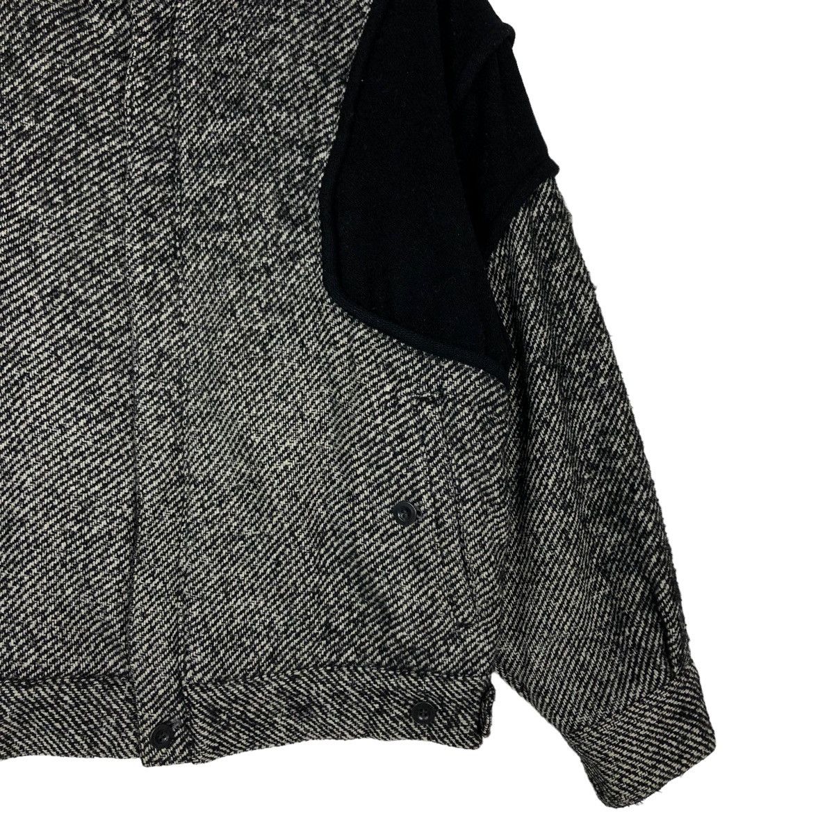 Japanese Brand 🔥80’s Intermezzo Issey Miyake Herringbone Bomber Jacket Size US L / EU 52-54 / 3 - 5 Thumbnail
