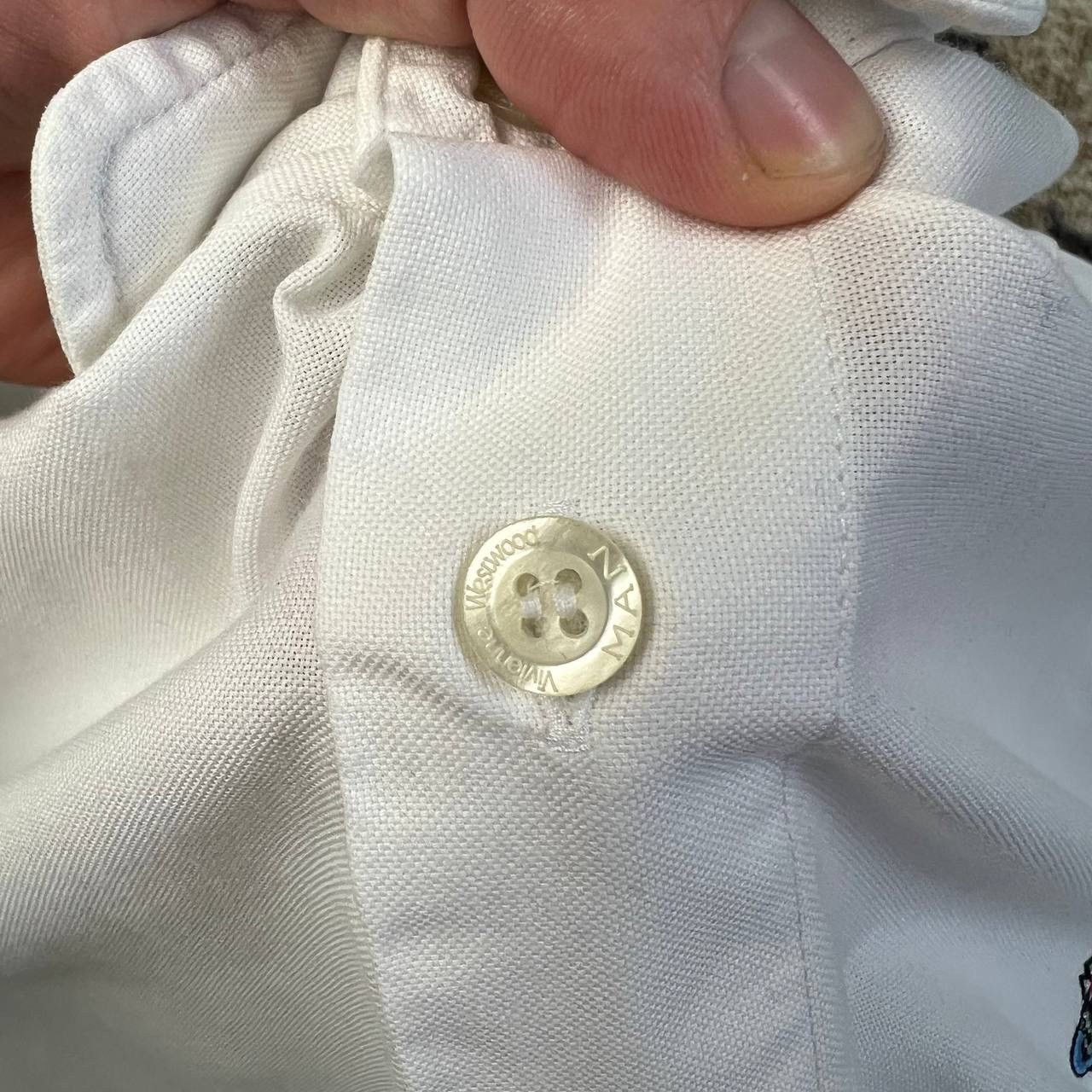 Vivienne Westwood Vivienne Westwood Mini Logo Luxury Button Up Shirt Size US M / EU 48-50 / 2 - 8 Thumbnail