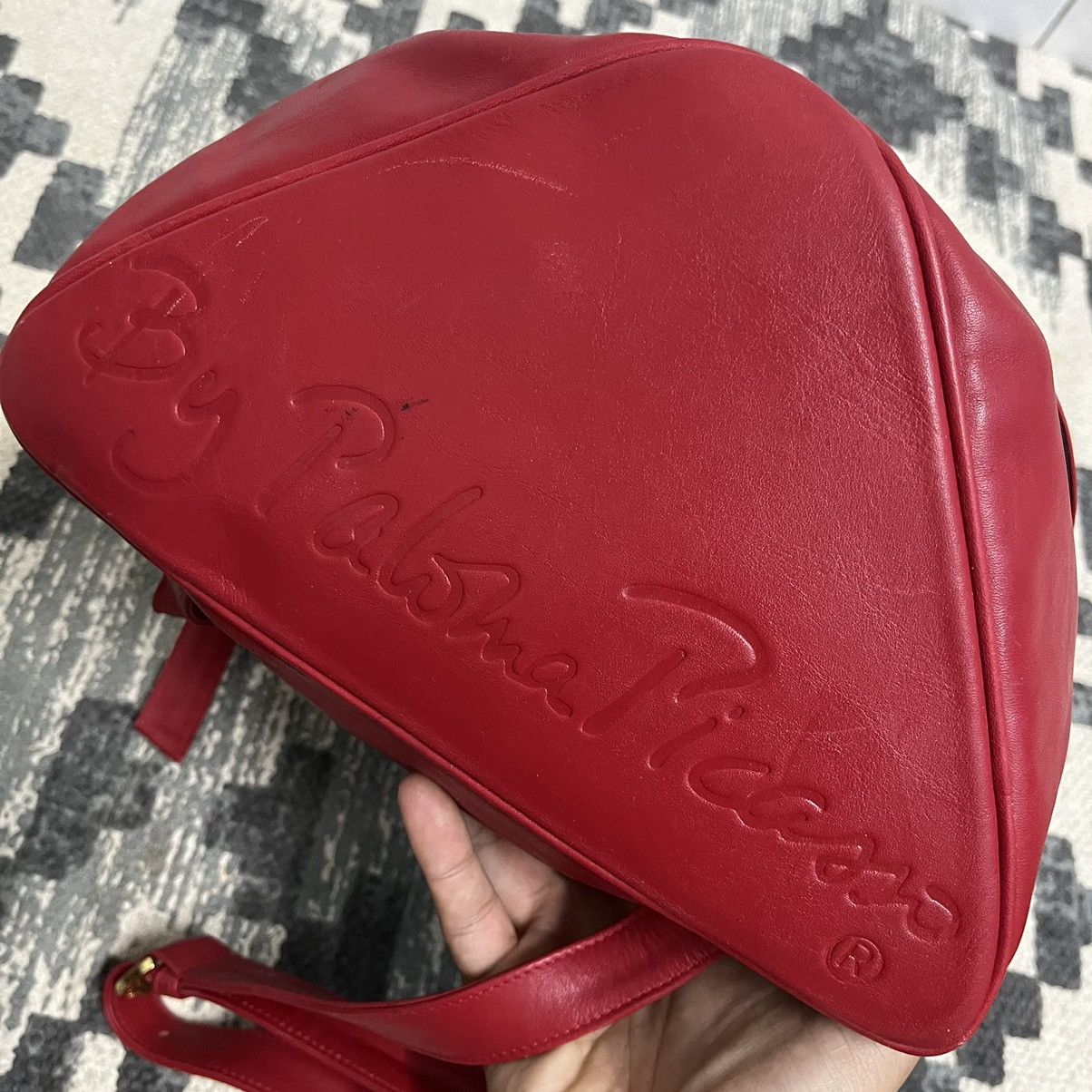 Paloma Picasso Authentic Vintage Paloma Picasso Leather Backpack Size ONE SIZE - 5 Thumbnail