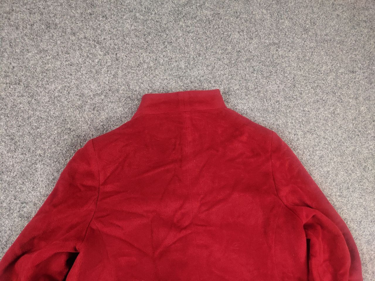 Cinzia Rocca Cinzia Rocca Due coat Red alpaca stand-up collar Jacket Size XL / US 12-14 / IT 48-50 - 12 Thumbnail