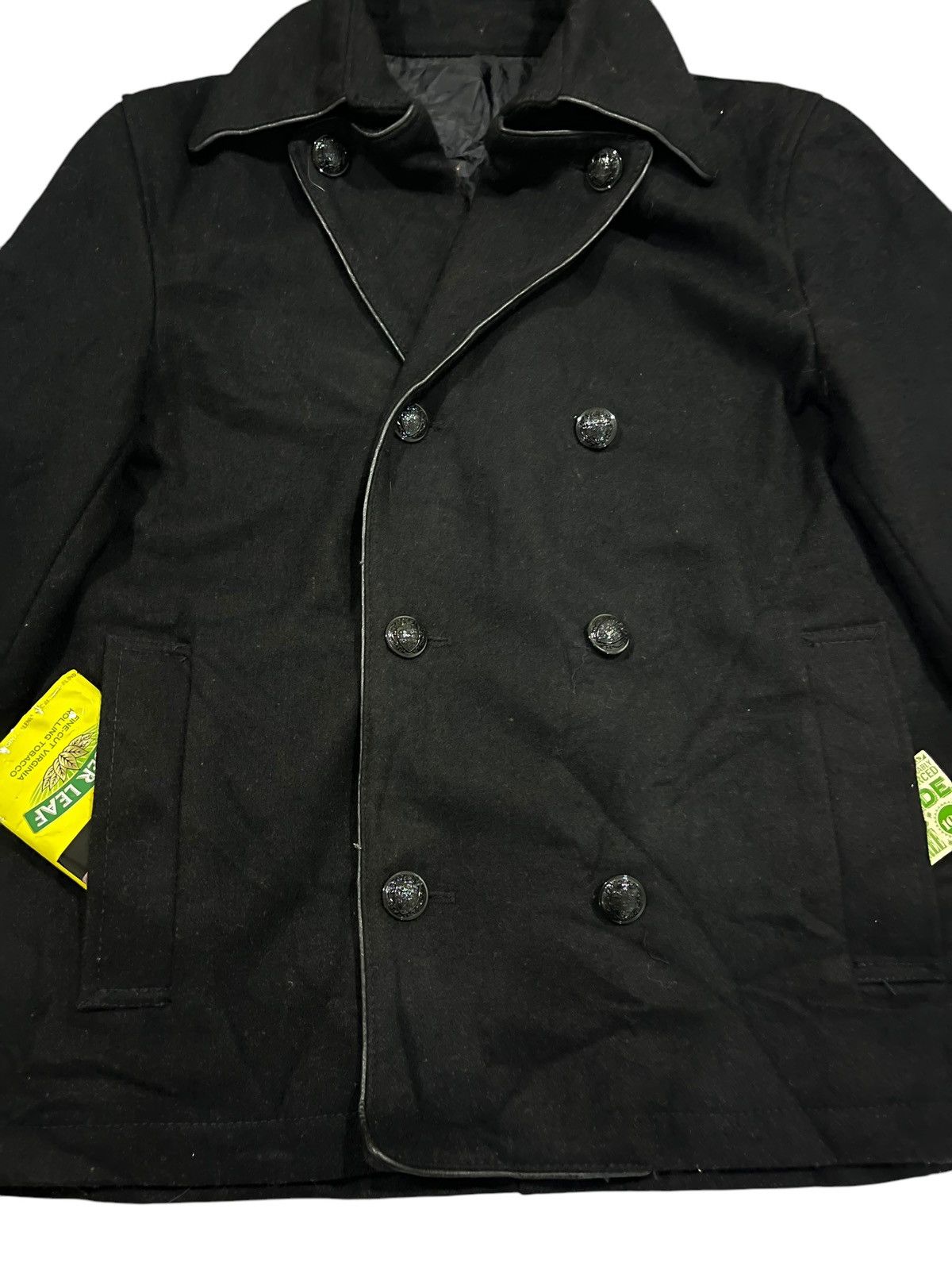 20471120 🇯🇵JAPANESE BRAND EVOLUTION WOOL PEACOAT GOTHIC JACKET Size US M / EU 48-50 / 2 - 2 Thumbnail