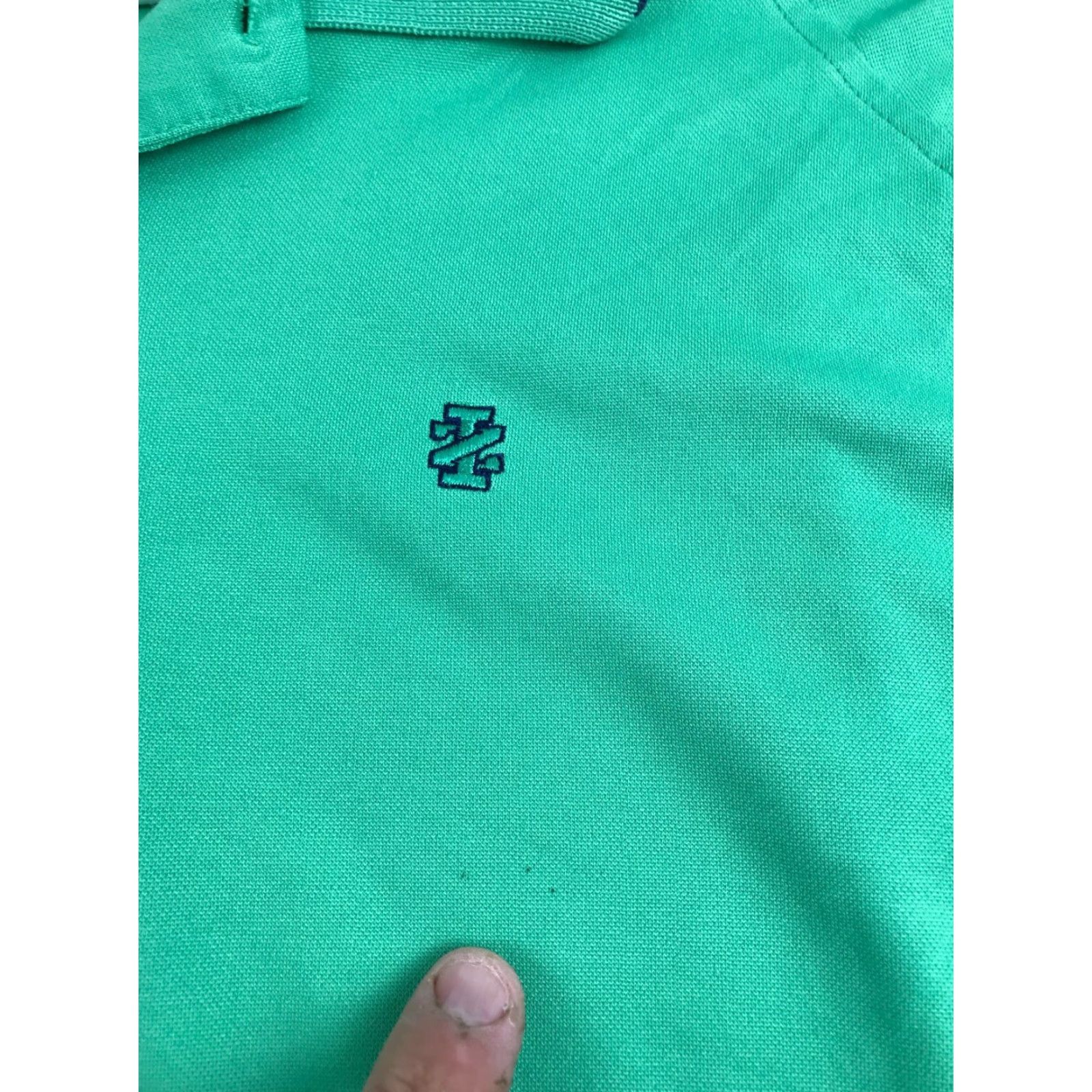 Izod IZOD Polo Shirt Men XL Golf Solid Green Short Sleeve 1/4 Button Collar Size US XL / EU 56 / 4 - 5 Thumbnail