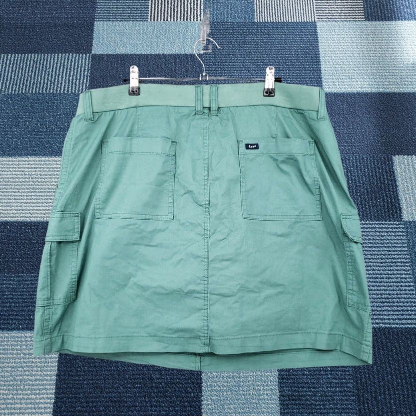 Lee Lee Skort Women M Medium Green Regular Fit Cargo Skirt Stretch Size 32" / US 10 / IT 46 - 1 Thumbnail