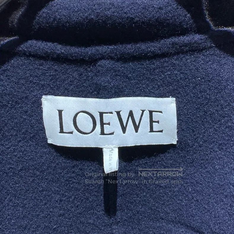 Loewe Loewe Midnight blue double-faced cashmere coat Size XS / US 0-2 / IT 36-38 - 3 Thumbnail
