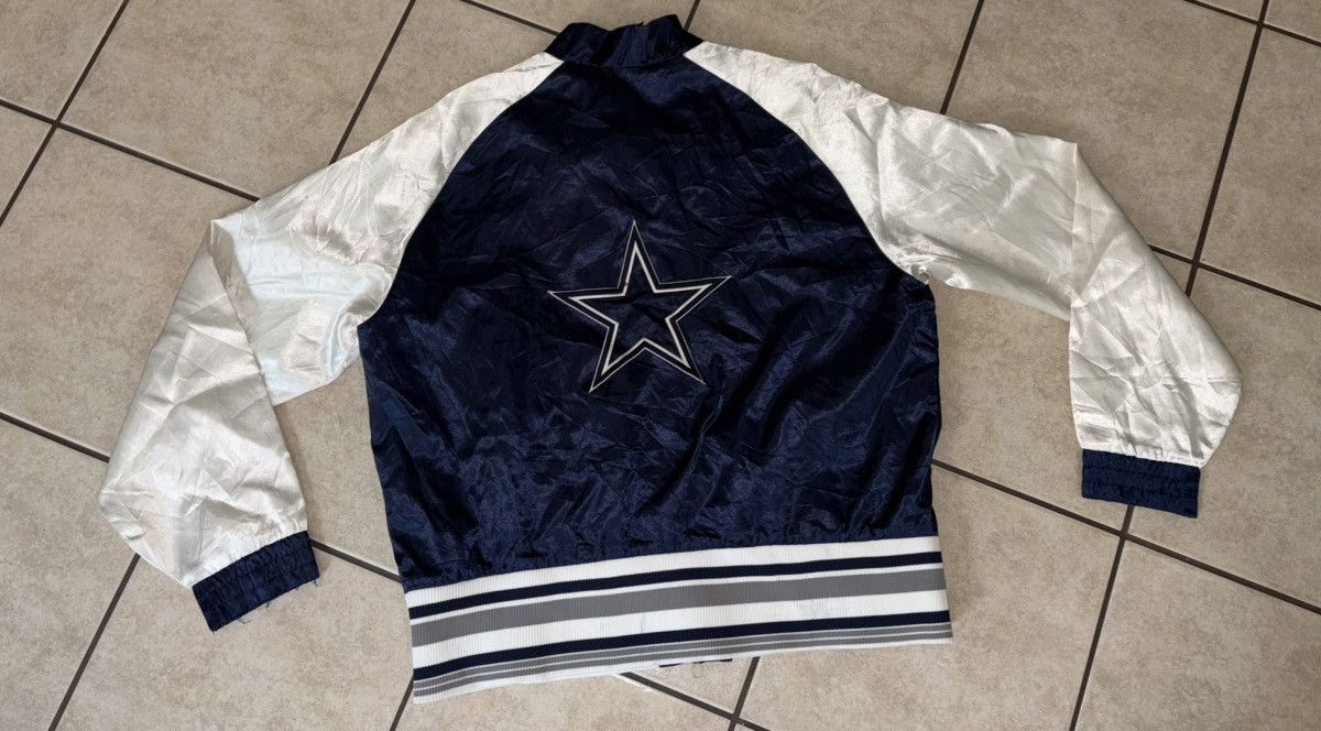 Reebok Reebok Dallas Cowboys Satin Bomber jacket XL Size XL / US 12-14 / IT 48-50 - 4 Thumbnail