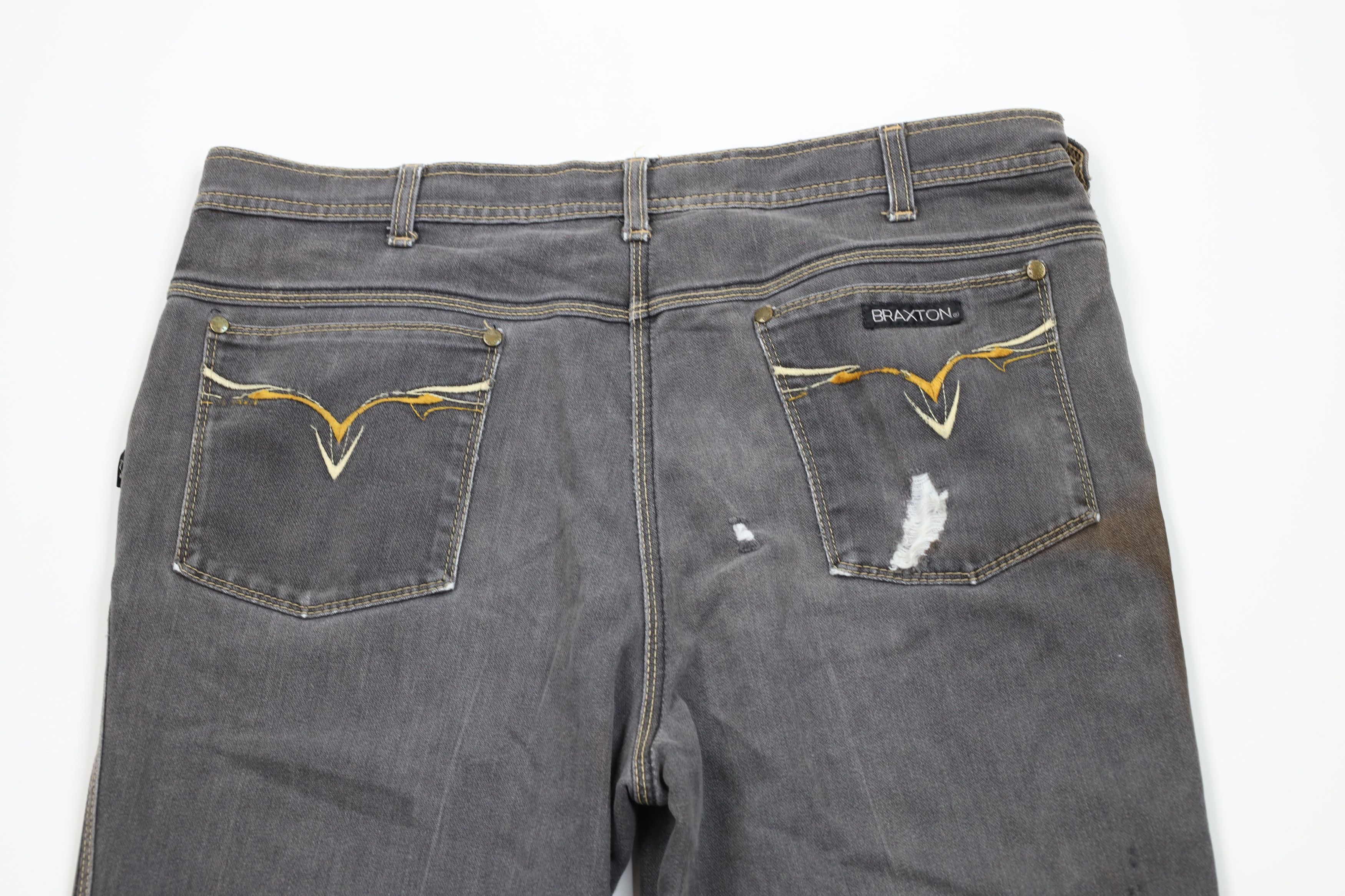 Vintage Vintage 80s 90s Streetwear Stretch Flared Wide Leg Jeans Size US 38 / EU 54 - 12 Thumbnail