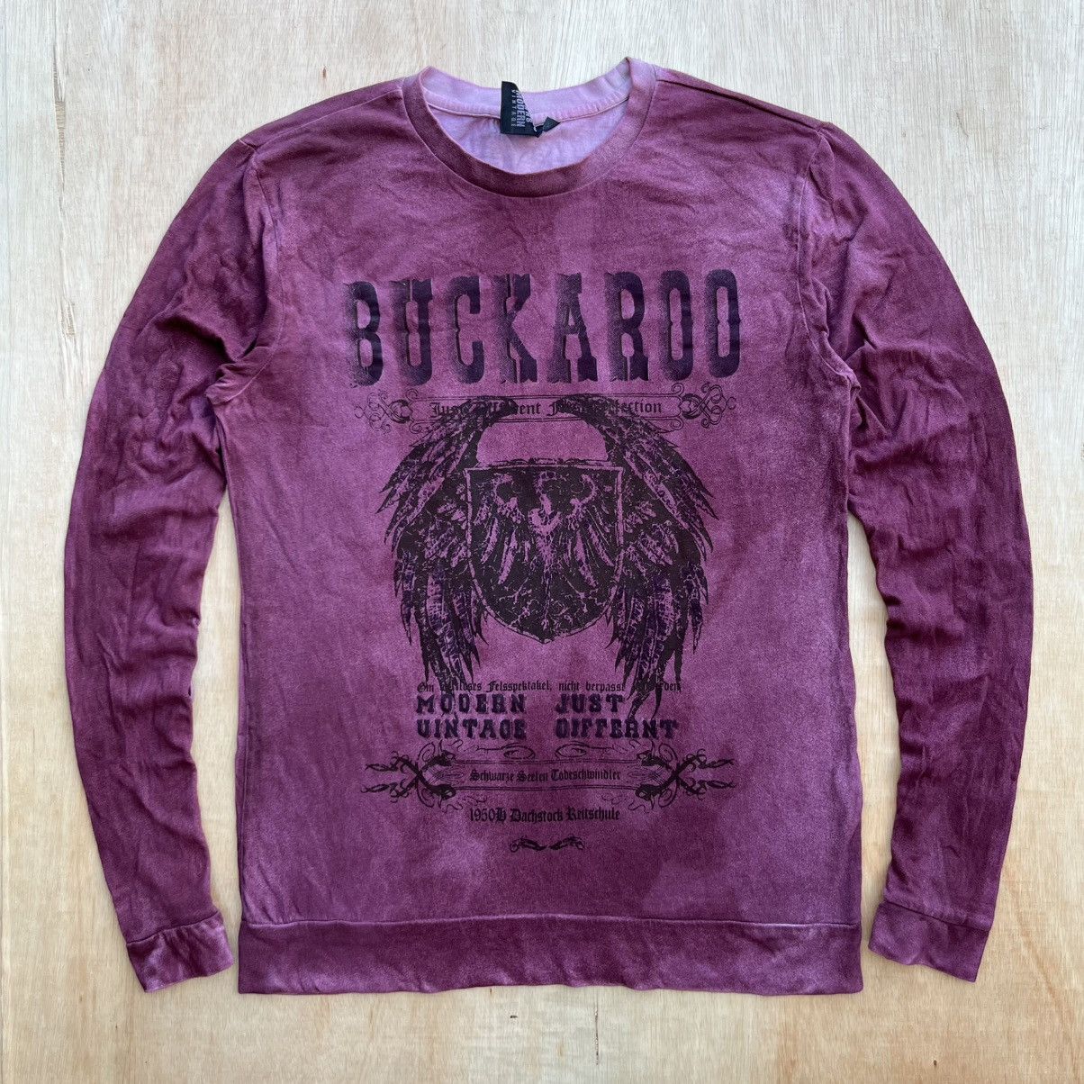 Vintage BUCKAROO Y2k VINTAGE LS MAROON LGB HYSTERIC STYLE Size US M / EU 48-50 / 2 - 1 Thumbnail