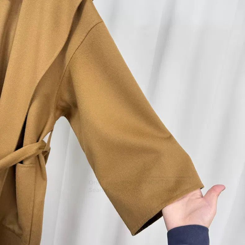 Loewe Loewe Camel Leather Label Hooded Woolen Coat Size XS / US 0-2 / IT 36-38 - 4 Thumbnail