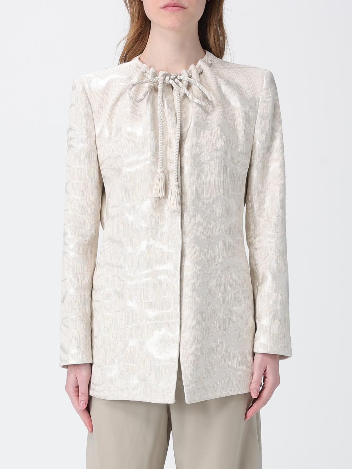 Giorgio Armani Giorgio Armani Jacket Woman Natural Size M / US 6-8 / IT 42-44 - 1 Thumbnail
