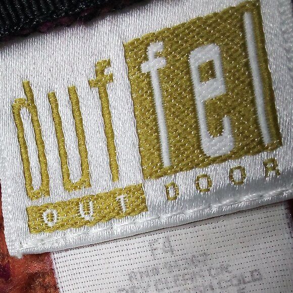 Other Vintage Duffel Outdoor Autumn Leaves Fleece Zipper Vest Size XL / US 12-14 / IT 48-50 - 3 Thumbnail