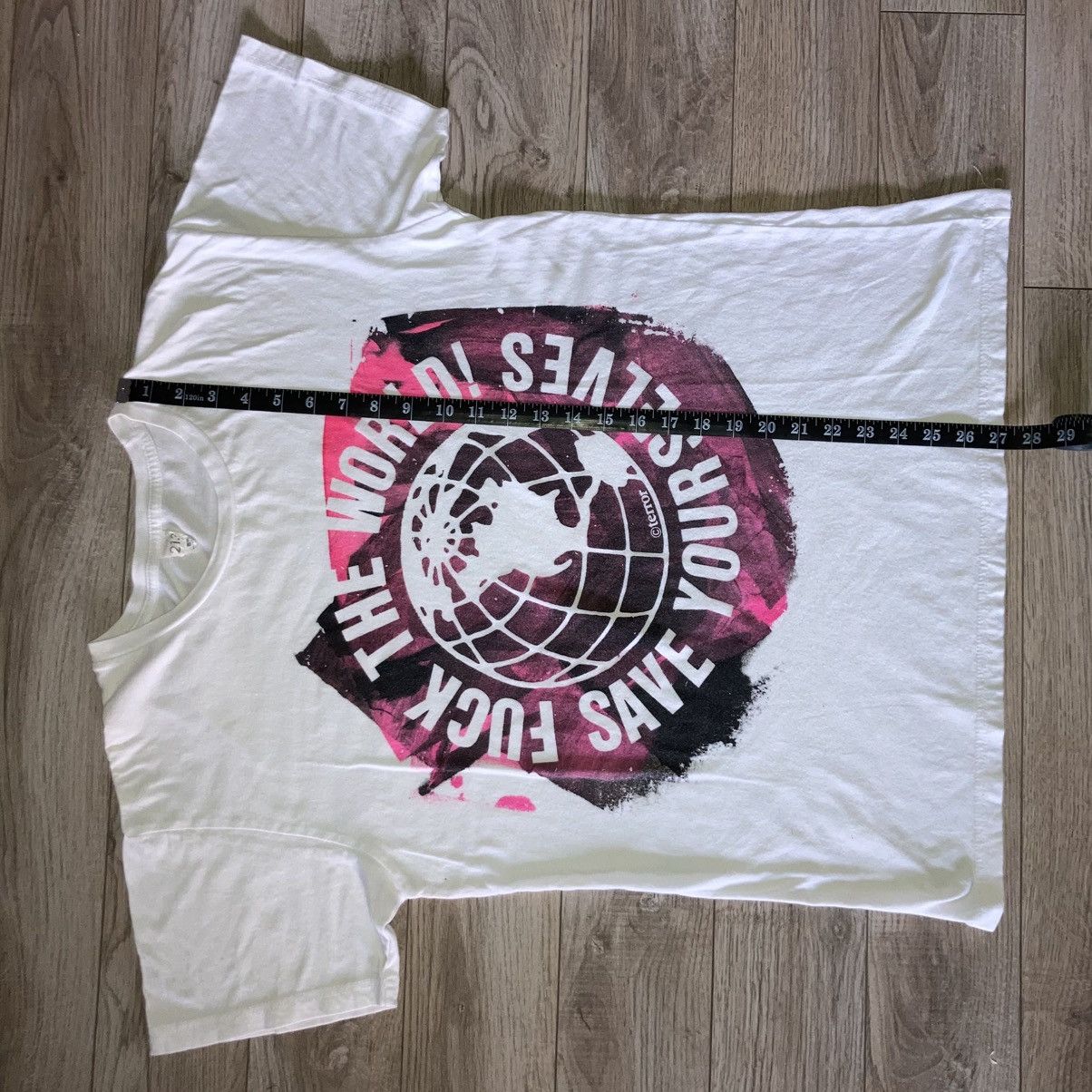 Other Don Rock Terror F*ck the World Save Yourself tee Size US L / EU 52-54 / 3 - 6 Thumbnail