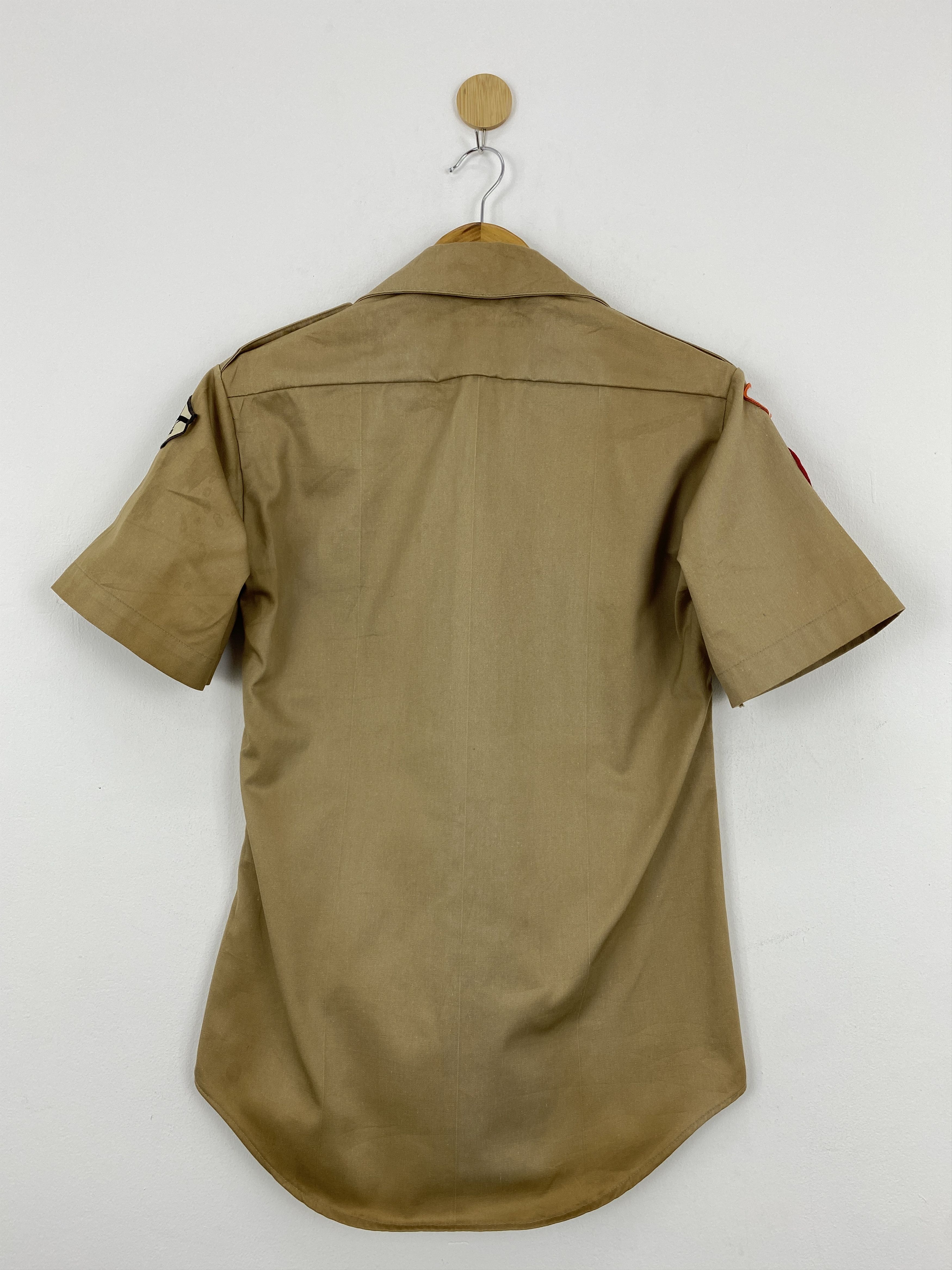 Vintage Vintage Military Full Patches Button Up Shirt J1797 Size US S / EU 44-46 / 1 - 3 Thumbnail