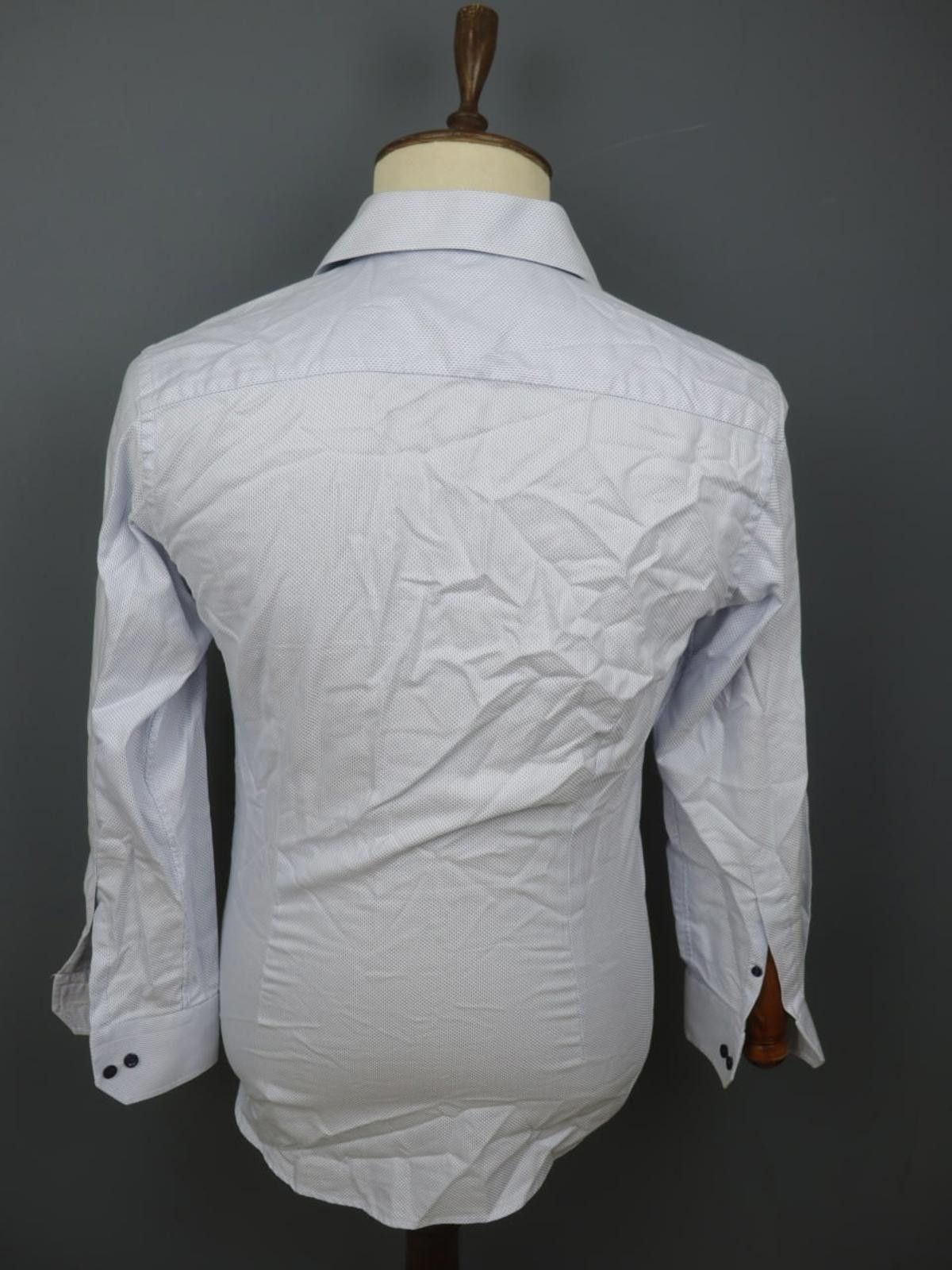 Eton Eton Blue 100% Cotton Collared Dress Shirt Size 40 Size 38R - 2 Thumbnail