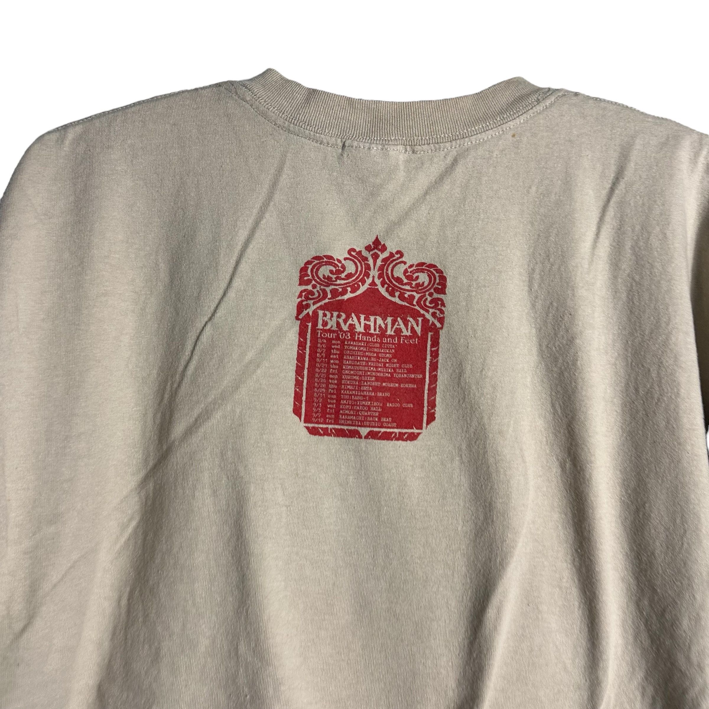 Band Tees 🔥RARE🔥Vintage Brahman Hand and Feet 2003 Tour T-shirt Size US L / EU 52-54 / 3 - 4 Thumbnail