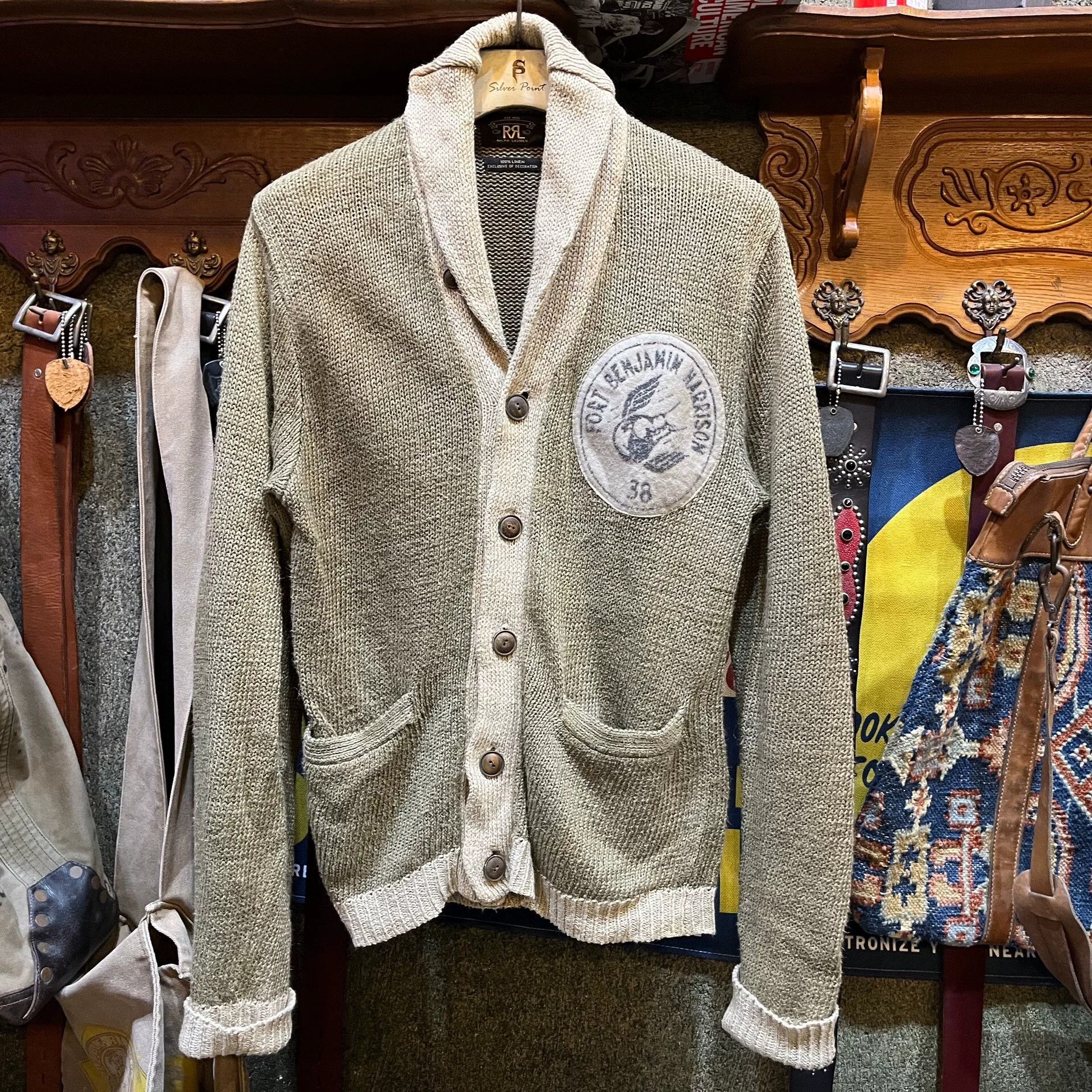 RRL Ralph Lauren RRL Linen Sweater Jacket by Ralph Lauren Size US M / EU 48-50 / 2 - 1 Thumbnail
