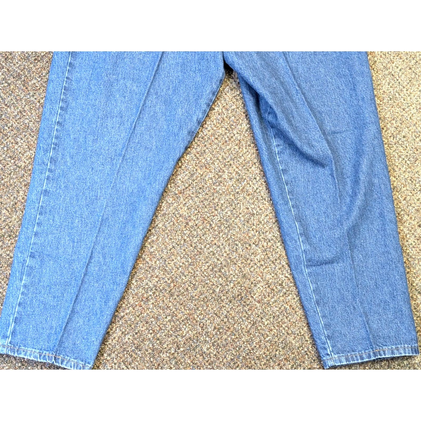 Vintage VINTAGE Bobbie Brooks Jeans Female 18P Petite Elastic Waist Pull On Dark Stonewash Stretch Jegging blue Size 40" / US 18 - 3 Thumbnail