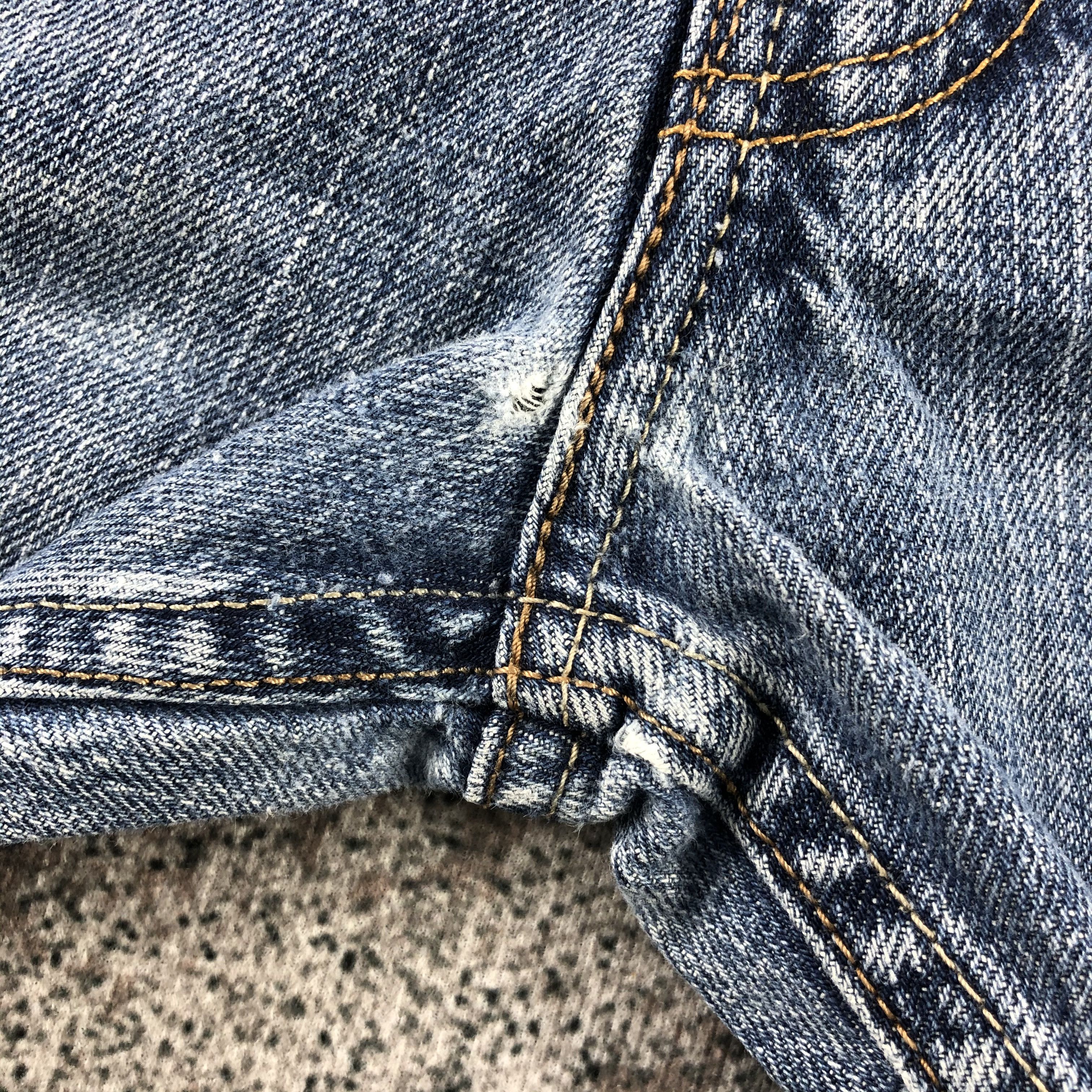 Levi's Vintage Levis 527 Jeans Blue Flare Denim KJ1116 Size US 33 - 10 Thumbnail