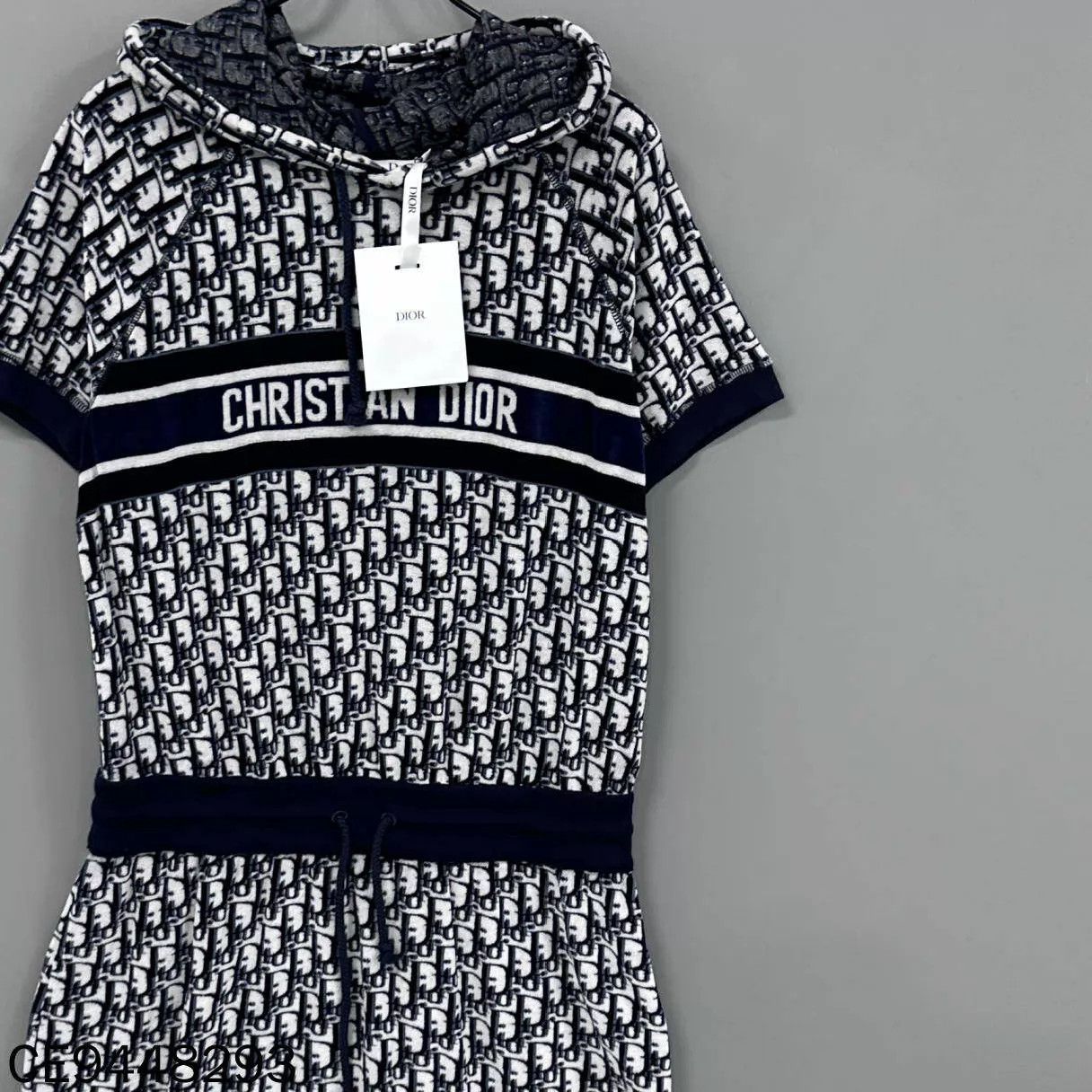 Dior Dior Oblique Drawstring Dress M Size M / US 6-8 / IT 42-44 - 2 Thumbnail