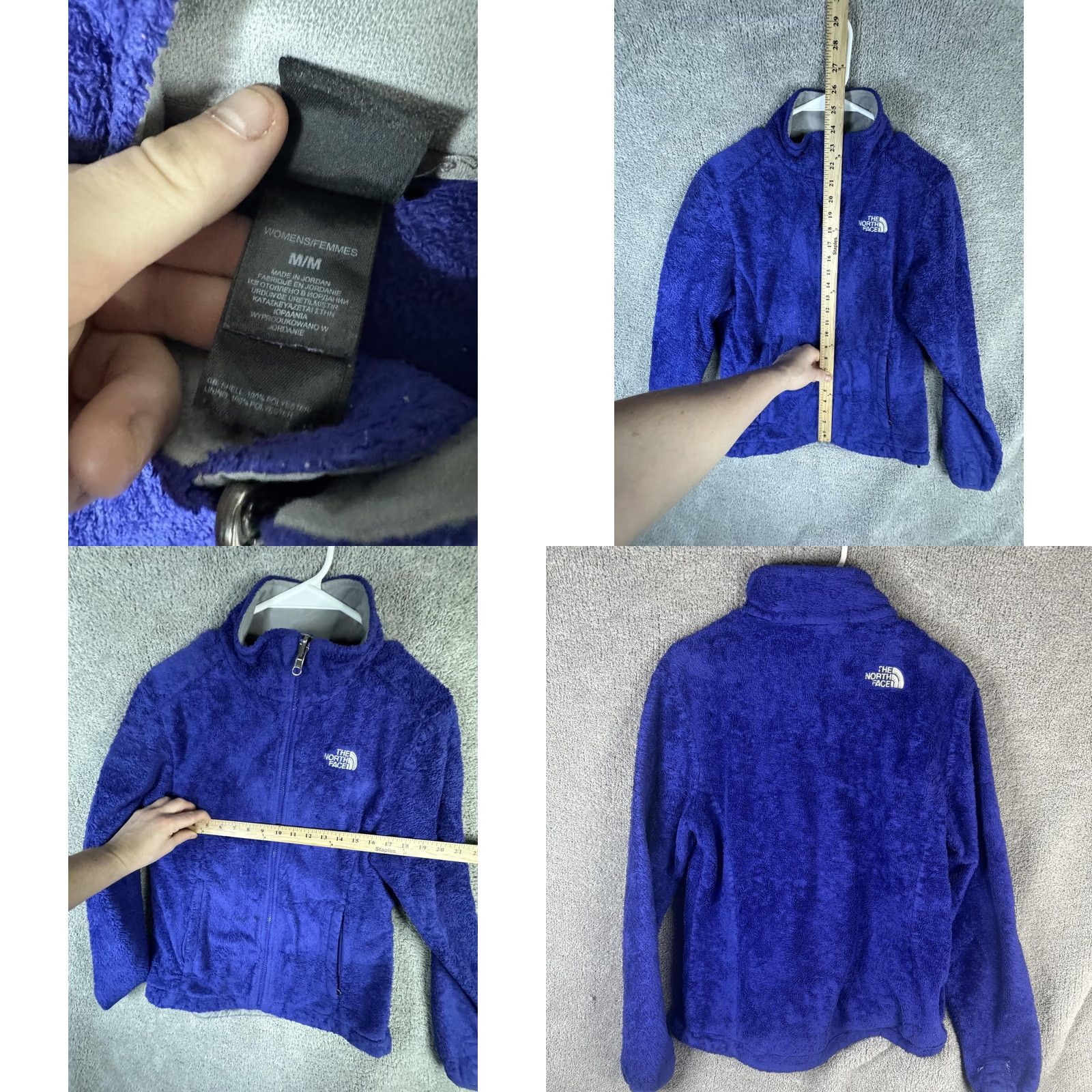 The North Face The North Face Fleece Jacket Womens Medium Blue Full Zip Soft Plush Fuzzy Size M / US 6-8 / IT 42-44 - 9 Thumbnail