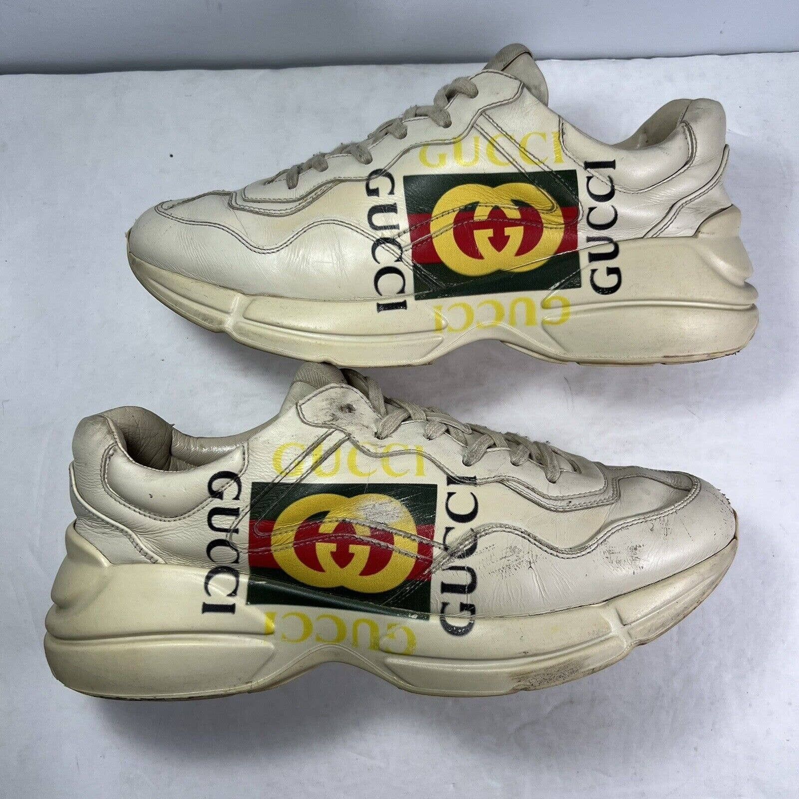 Gucci Gucci Rhyton Leather Sneaker Vintage Logo 500878 DRW00 9522 Grailed