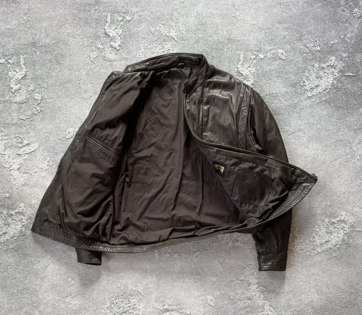 Vintage Leather S aviator bomber pilot jacket coat brown Size US S / EU 44-46 / 1 - 11 Thumbnail