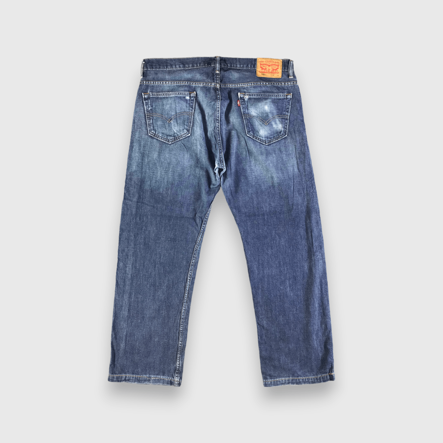 Levi's Vintage Blue Wash Levis 569 Jeans-J4437 Size US 39 - 2 Thumbnail