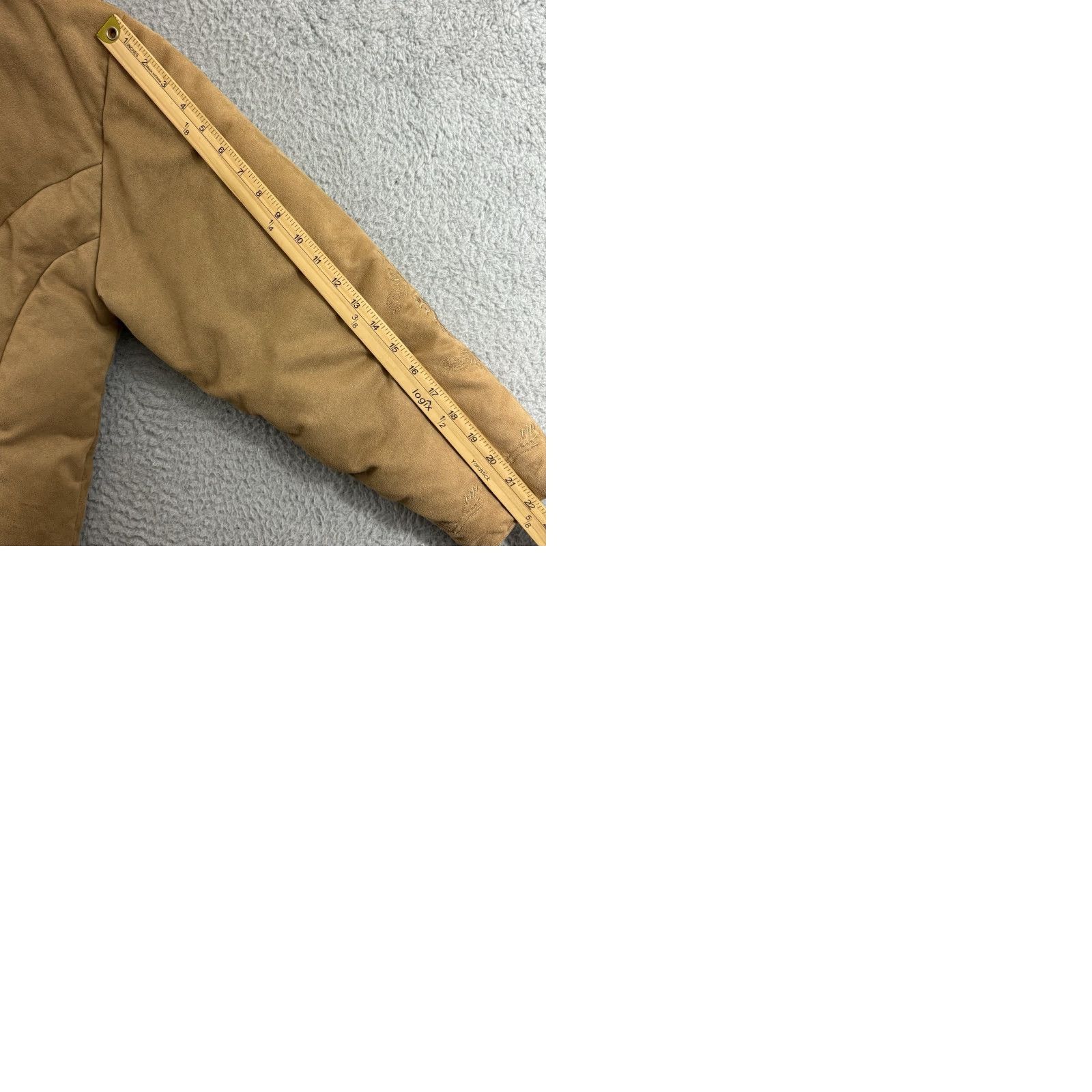 Vintage VINTAGE Cabela’s Jacket Womens Large Goose Down Tan Parka Fur Hooded Suede Zip Outdoor Size L / US 10 / IT 46 - 9 Thumbnail