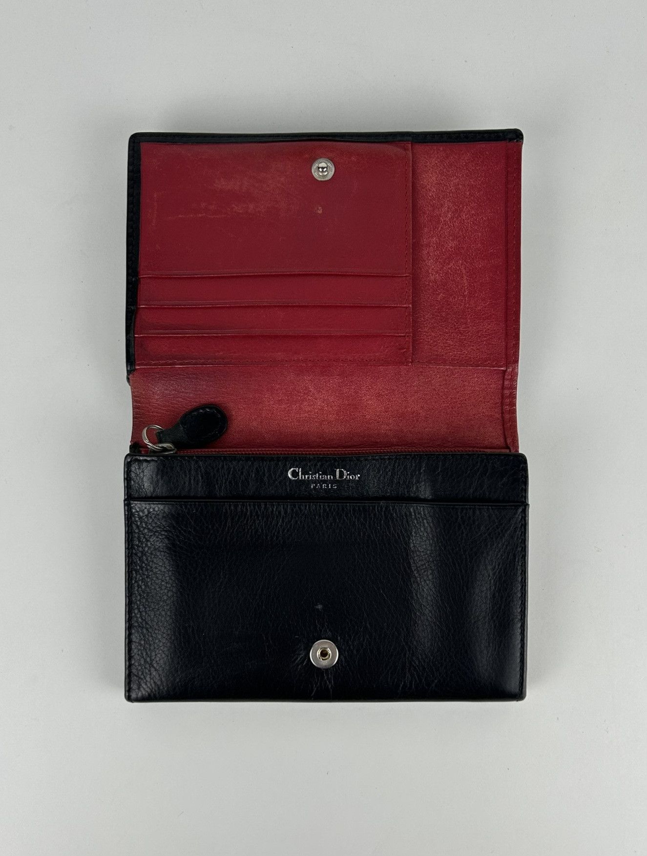 Dior Vintage 90s Dior leather bifold wallet Size ONE SIZE - 15 Thumbnail