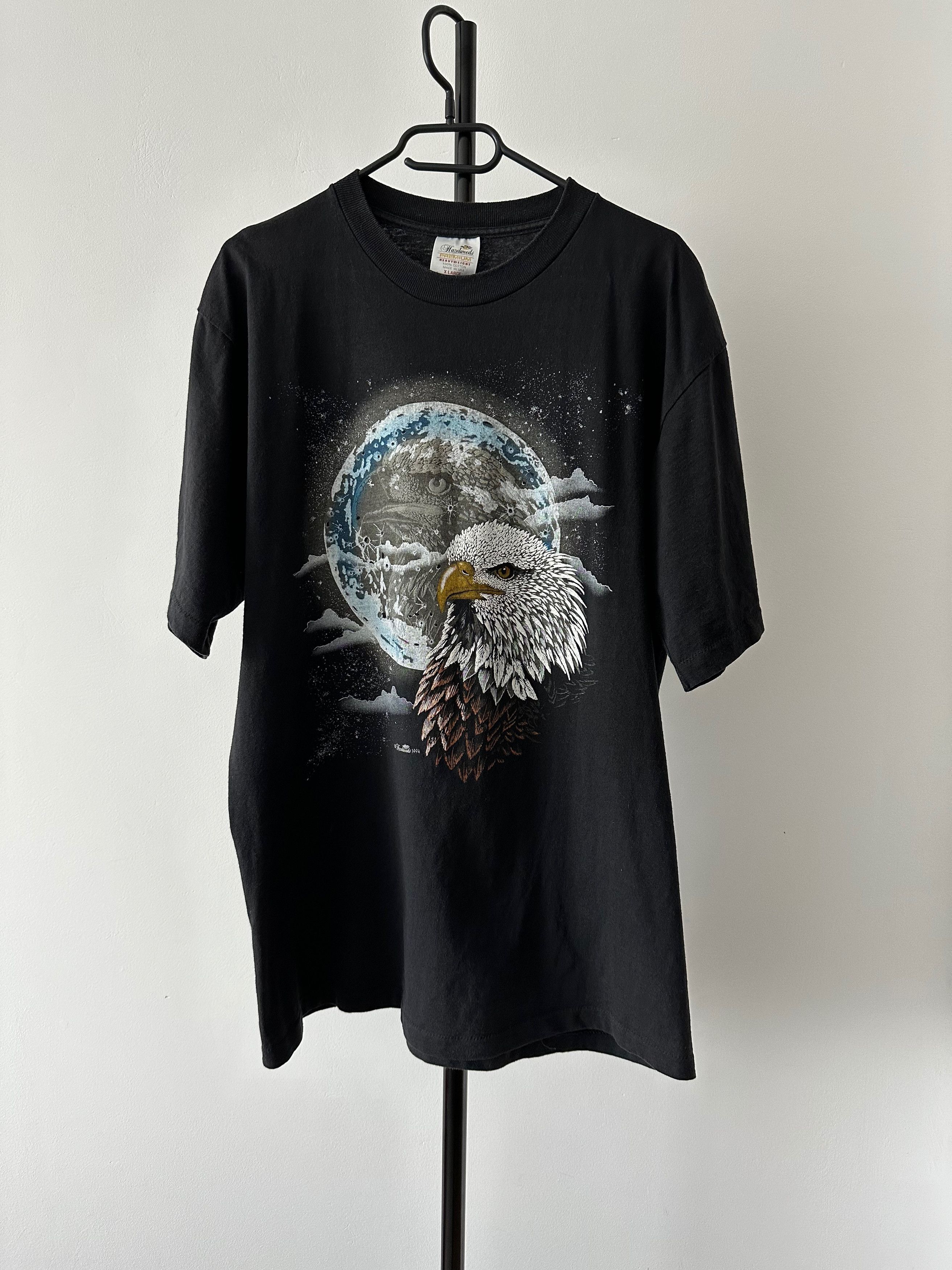 Vintage 1994 Hazelwoods Eagle Heavyweight cotton made in USA Size US XL / EU 56 / 4 - 1 Thumbnail