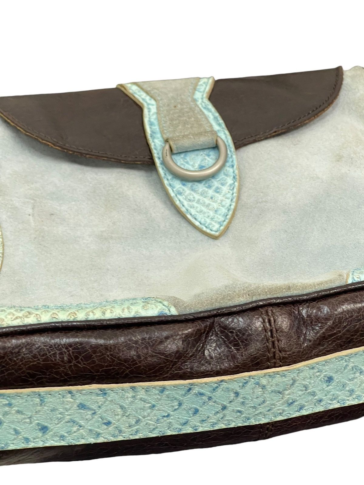 Leather Full Leather Jacono Italy Hand Shoulder Bag 9🟩 Size ONE SIZE - 8 Thumbnail