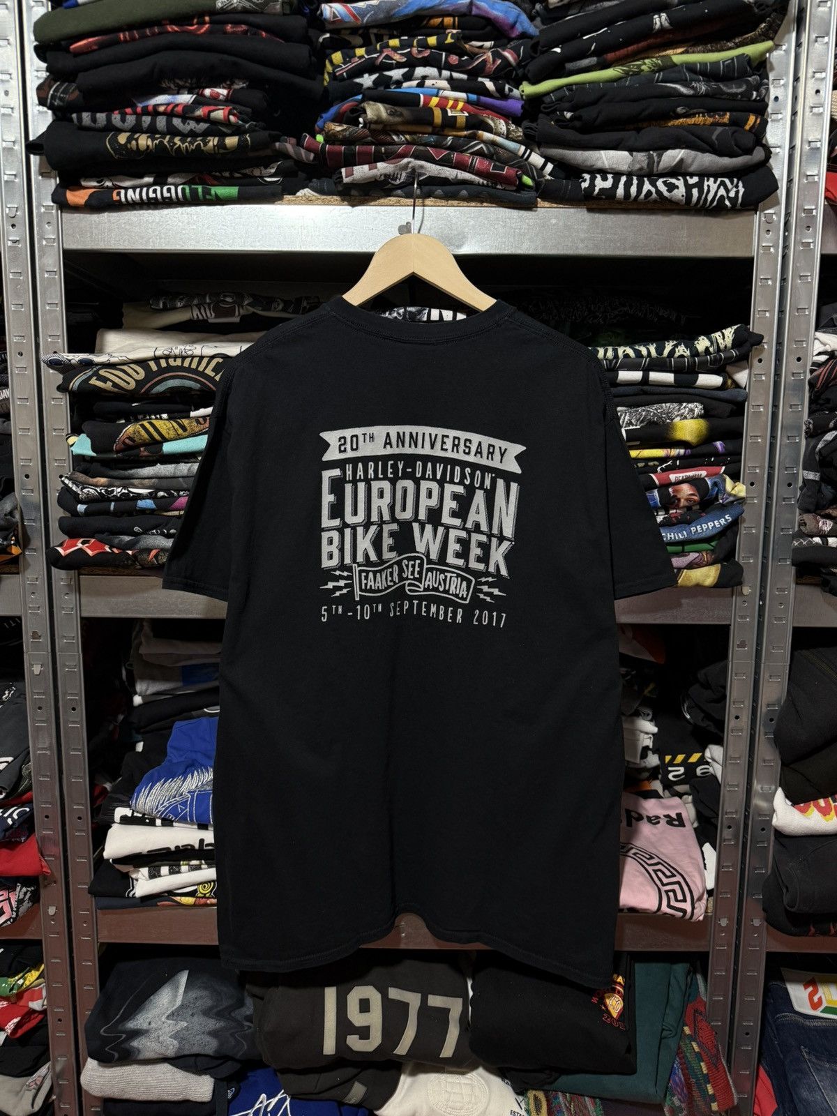 Harley Davidson Vintage 2017 Harley Davidson European Bike Week T-Shirt Y2K Size US XL / EU 56 / 4 - 2 Thumbnail