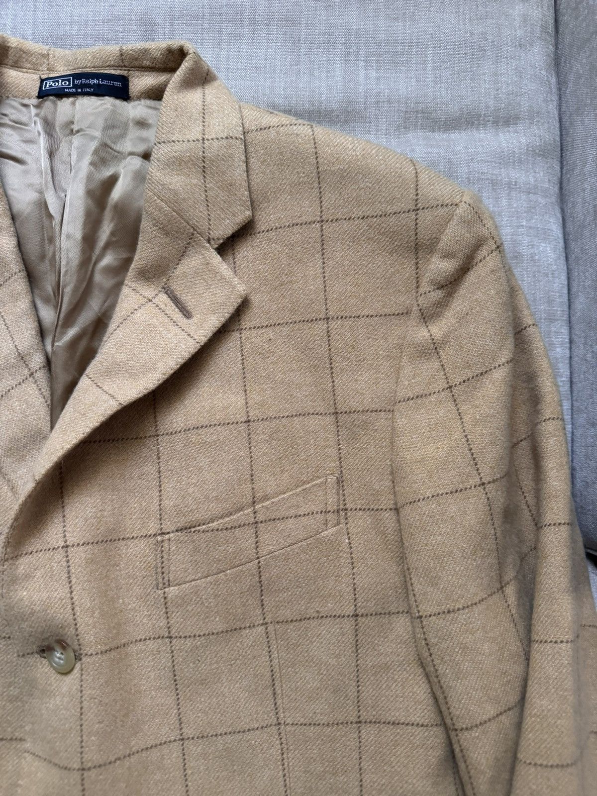 Polo Ralph Lauren Polo by Ralph Lauren Made in Italy Angora Blend Jacket Size 44L - 5 Thumbnail