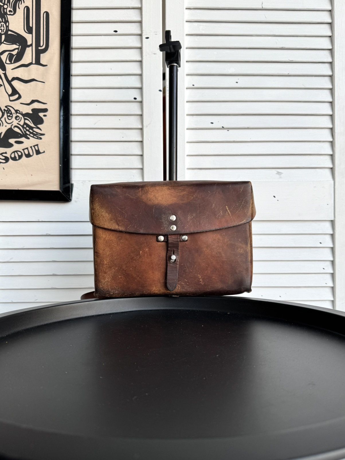 Vintage Vintage Swiss Army Leather Satchel Handcrafted Bag 1976 Size ONE SIZE - 6 Thumbnail