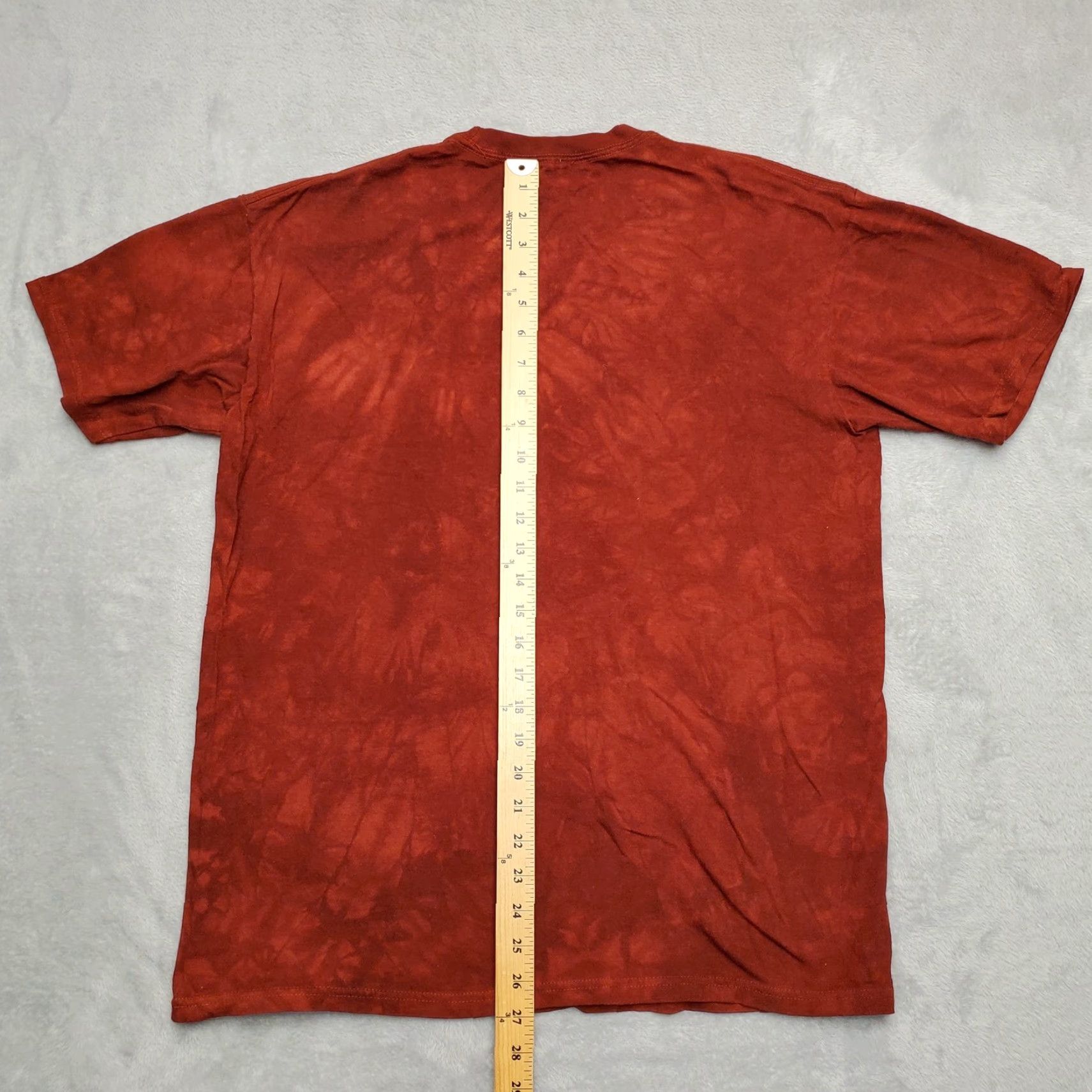 The Mountain The Mountain Shirt Mens L Red Tie Dye Wolf Short Sleeve Crew Neck Chief Dog Size US L / EU 52-54 / 3 - 5 Thumbnail