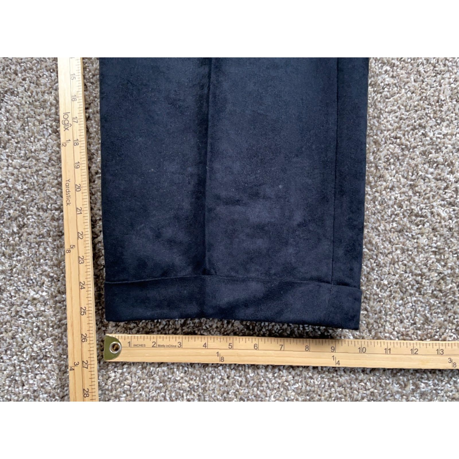 Sean John VTG Sean John Pleated Baggy Fit Pants Men's 35 x 25 Black Embroidered Cuffed Size US 35 - 6 Thumbnail