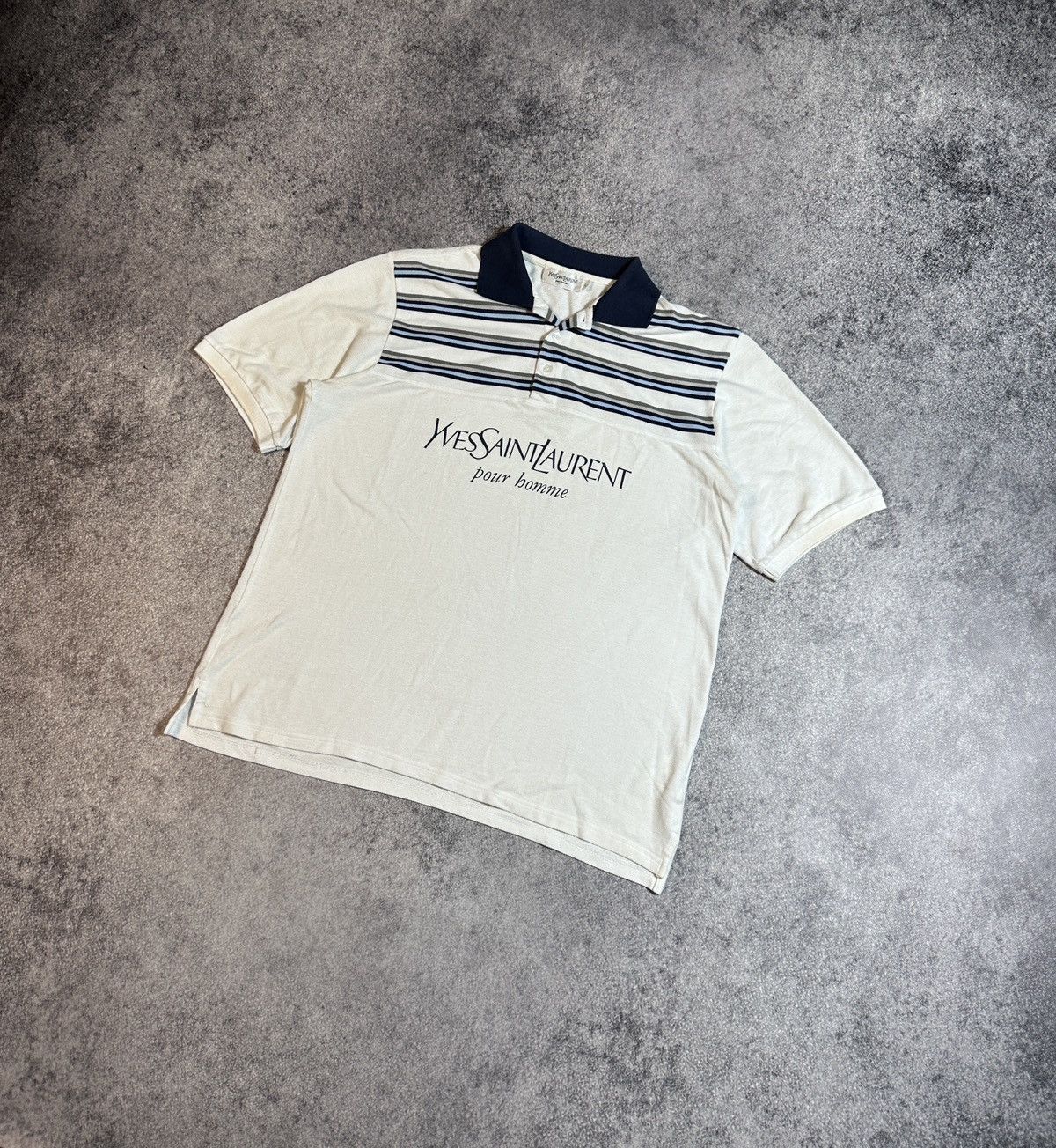 Yves Saint Laurent Yves Saint Laurent Polo Size US L / EU 52-54 / 3 - 1 Thumbnail