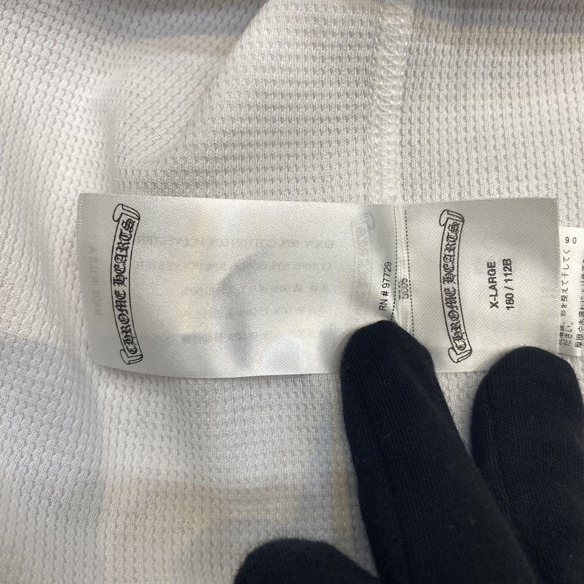 Chrome Hearts Chrome Hearts Dagger Thermal long t-shirt white Size XL / US 12-14 / IT 48-50 - 10 Thumbnail