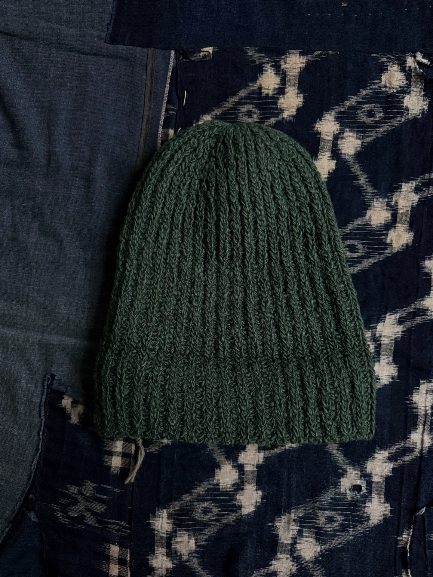 Visvim VISVIM CAP N.D. Natural Mud-Dyed Wool Knitted Beanie Size ONE SIZE - 2 Thumbnail