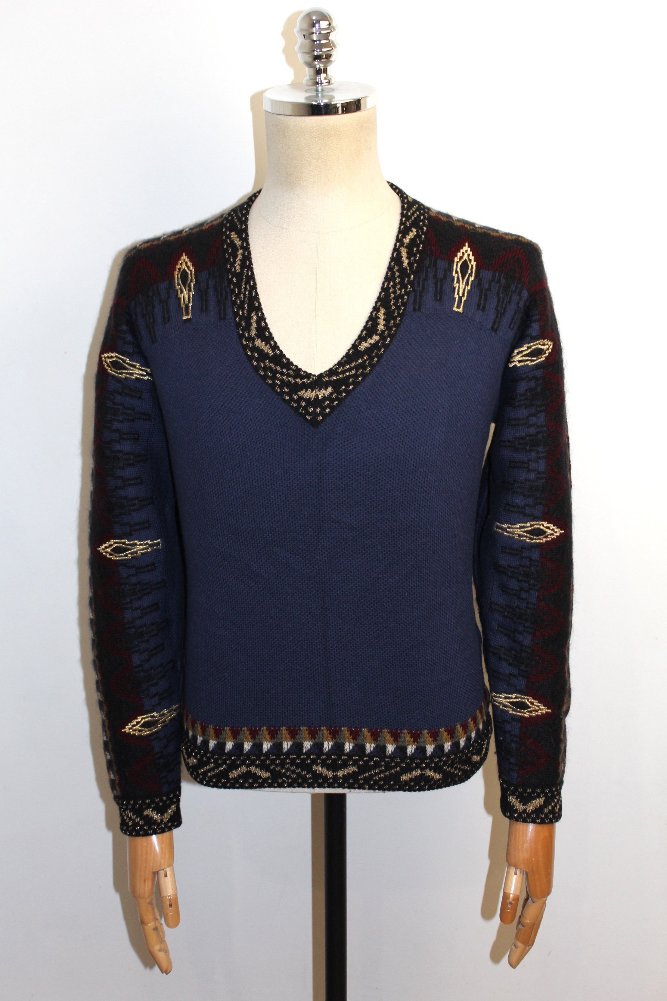 Veste ETRO MILANO Homme Taille XL - Coton Avec Doublure Laine & Cachemire - Beige - Occasion TB