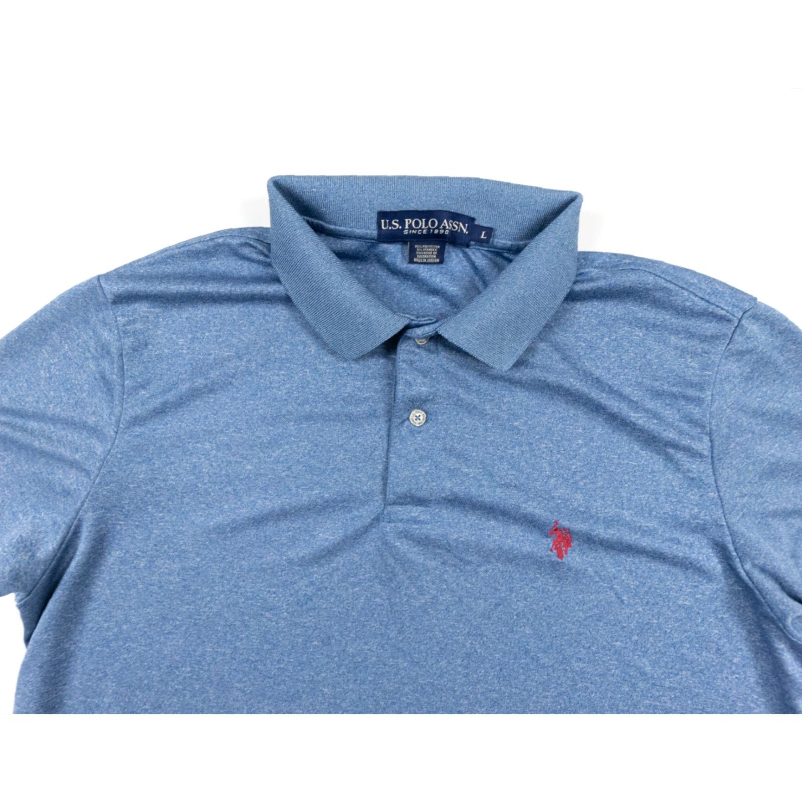 Vintage US Polo Assn Polo Shirt Adult Large Blue Short Sleeve Collared Tee Men’s Casual Shirt - 90s? (no decade) Men Size US L / EU 52-54 / 3 - 2 Thumbnail