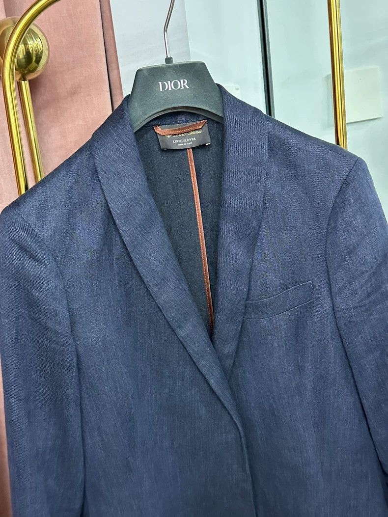 Loro Piana LORO PIANA Blue suit jacket Size M / US 6-8 / IT 42-44 - 2 Thumbnail