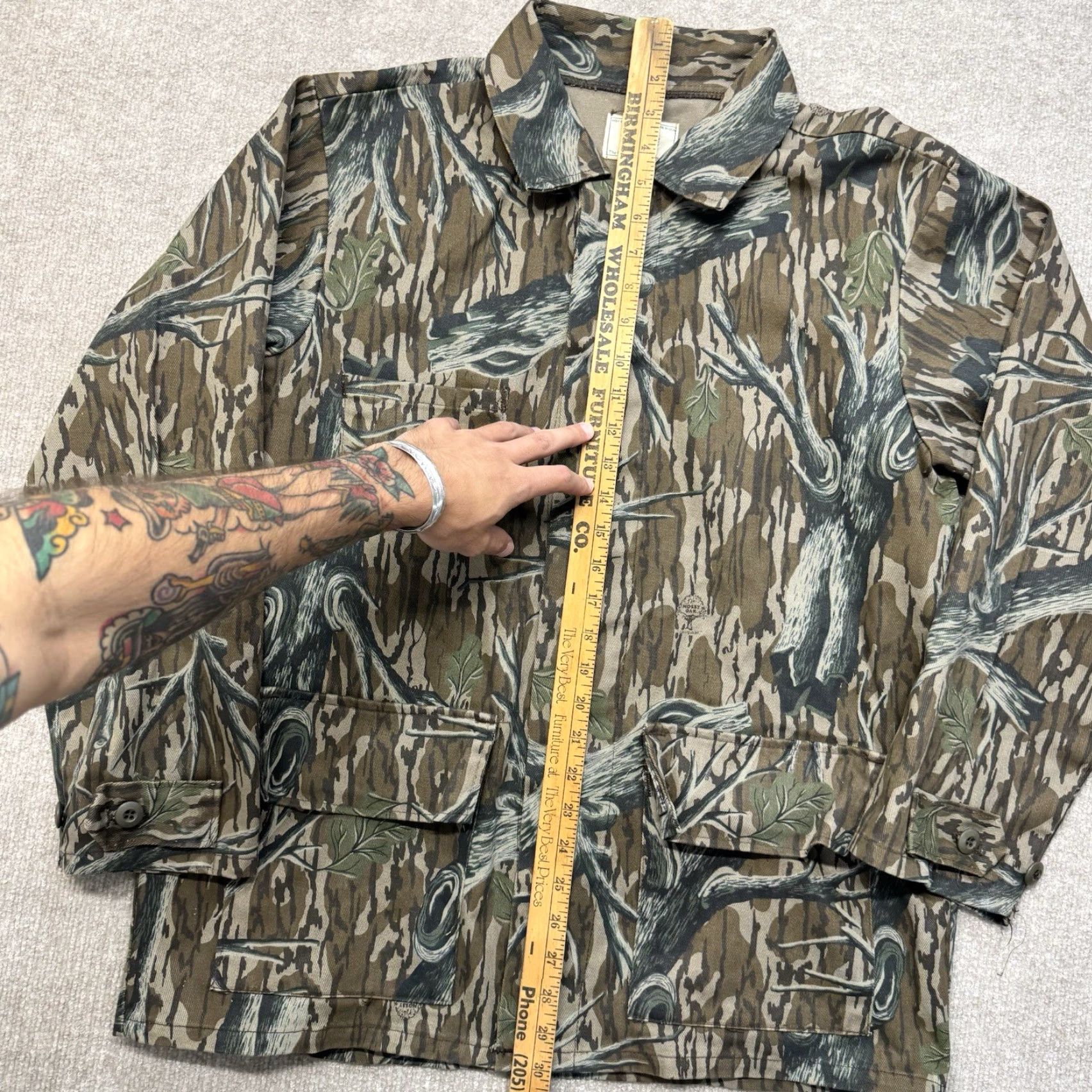 Vintage VINTAGE Mossy Oak Jacket Hunting USA 80s Large Chore Tree Stand 3 Pocket Mens Size US L / EU 52-54 / 3 - 7 Thumbnail
