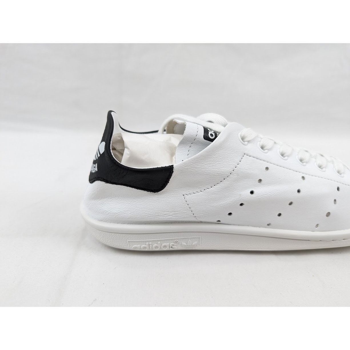 Adidas × Balenciaga o1rshd1 Stan Smith Low-Top Sneakers in Black/White Size US 8 / EU 41 - 4 Thumbnail