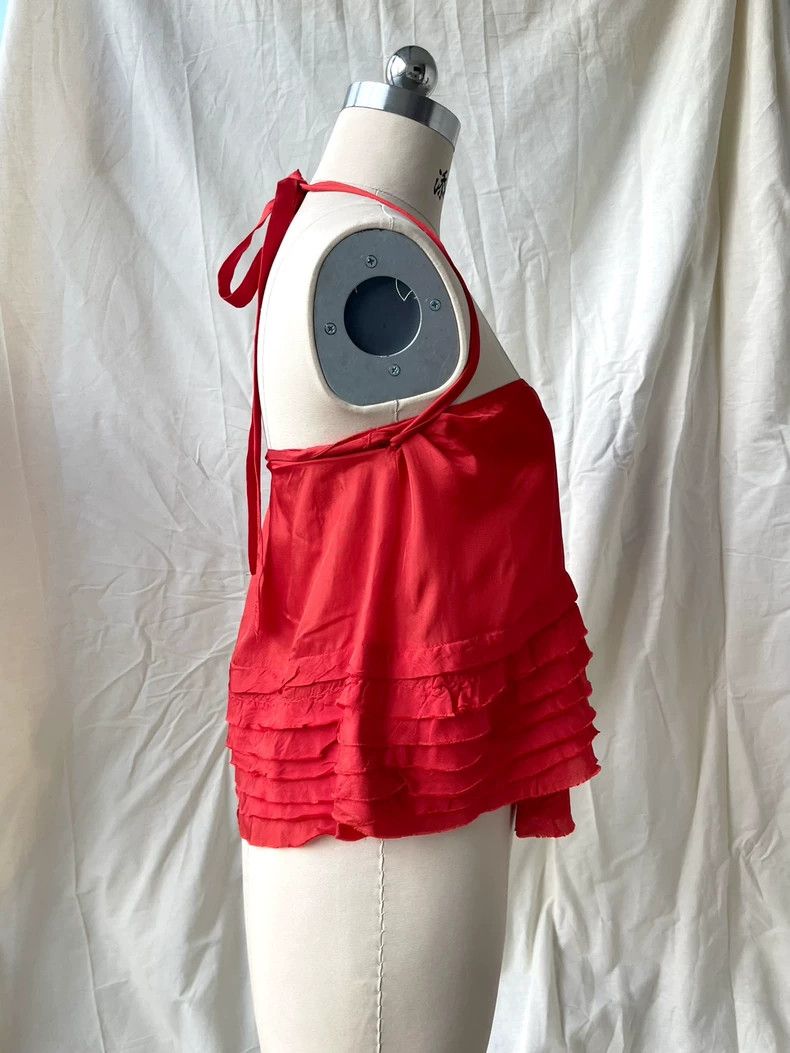 Comme des Garcons Comme des Garcons Red cake hem multi-layer lace one-piece Size M / US 6-8 / IT 42-44 - 6 Thumbnail