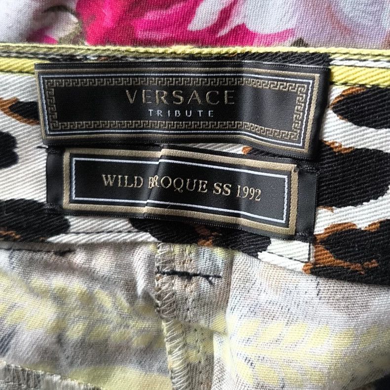 Versace Versace Leopard print jeans Size US 27 - 4 Thumbnail