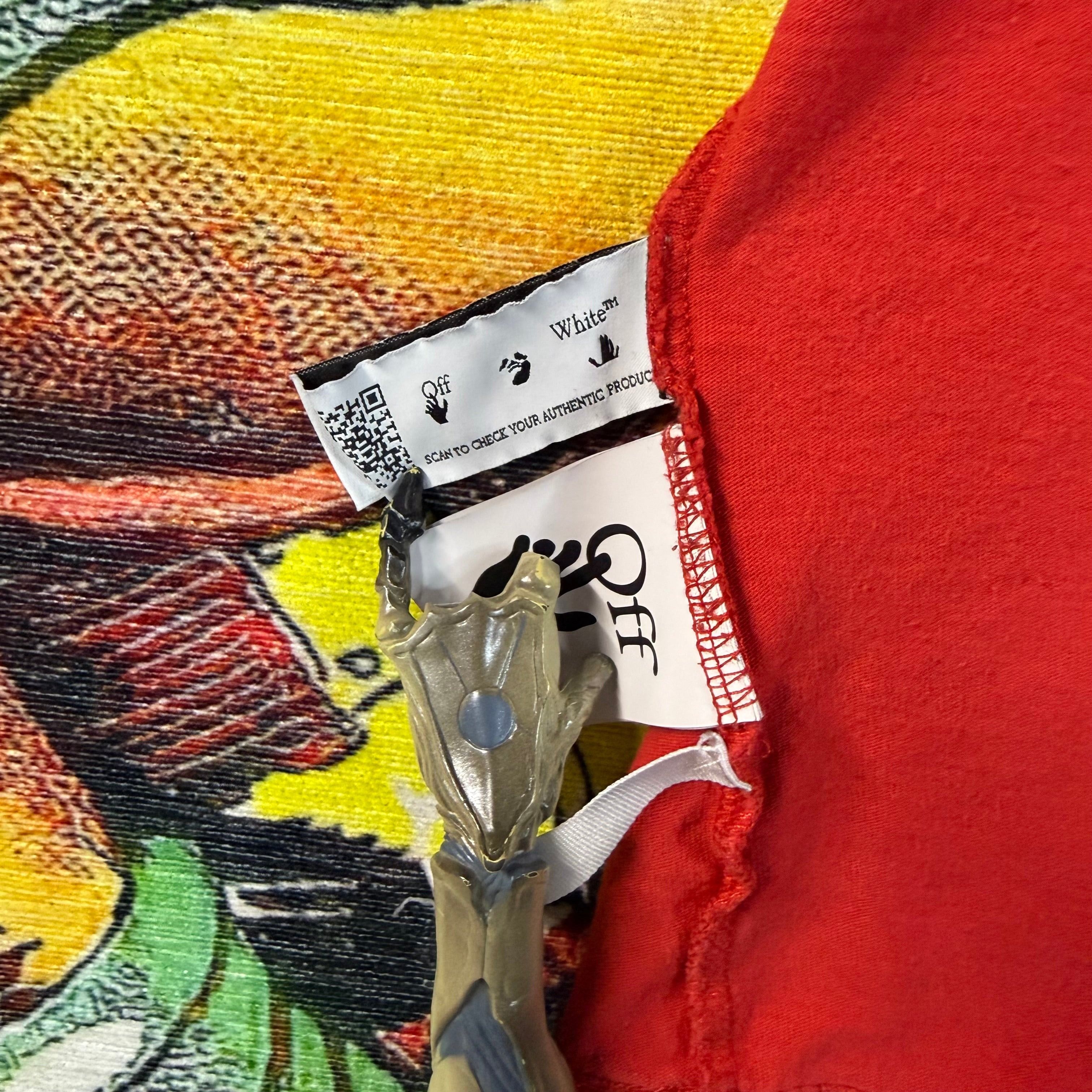 Off-White Off-White Main Label Red/Black Slim Tee Size Small Size US S / EU 44-46 / 1 - 4 Thumbnail