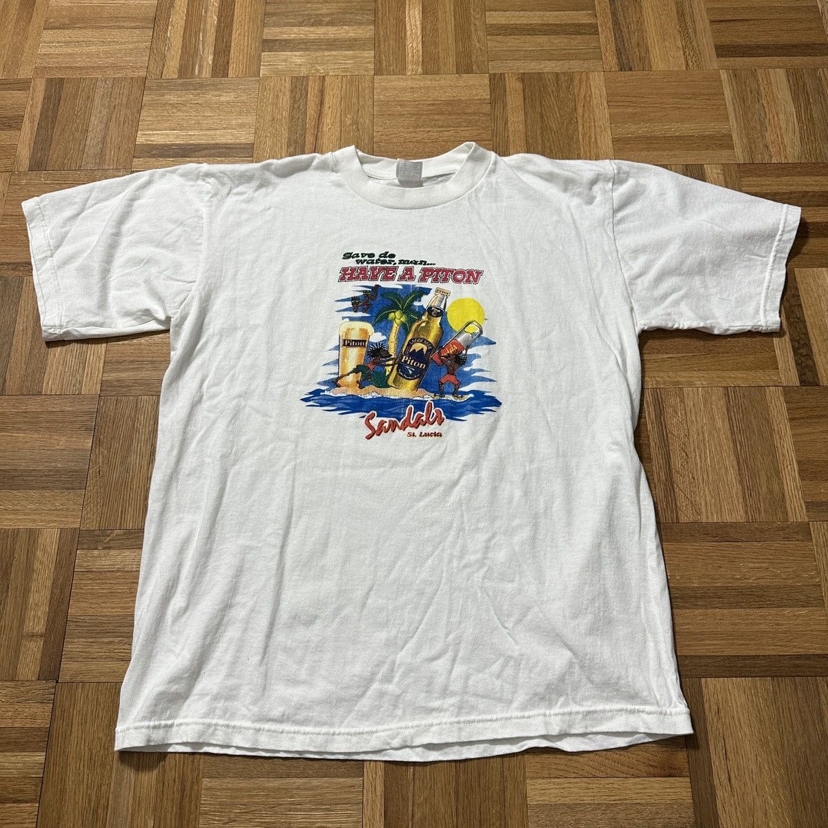 Vintage Vintage Piton beer tee Size US L / EU 52-54 / 3 - 1 Thumbnail